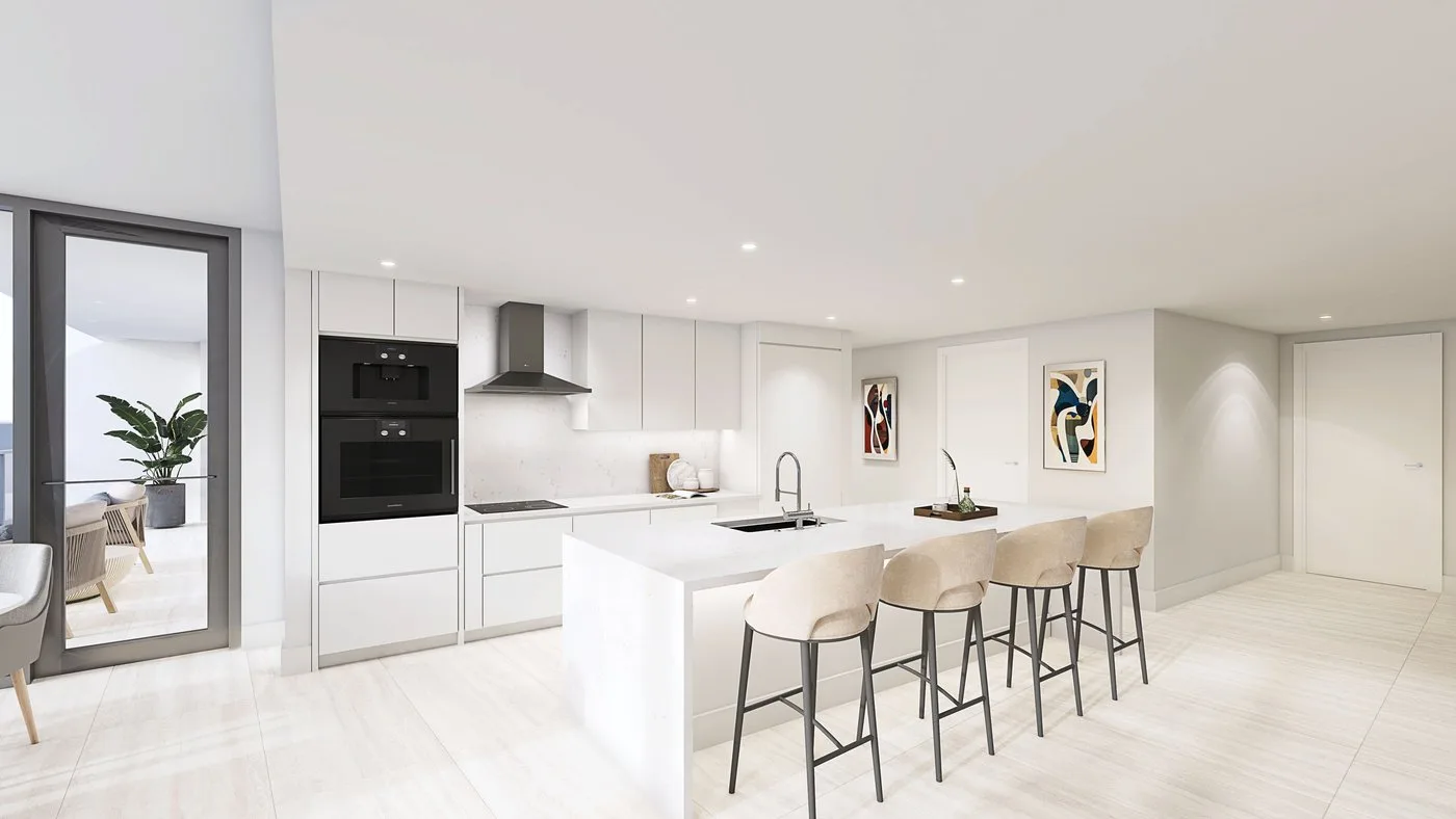3000 Waterside — Unit 1702 Kitchen
