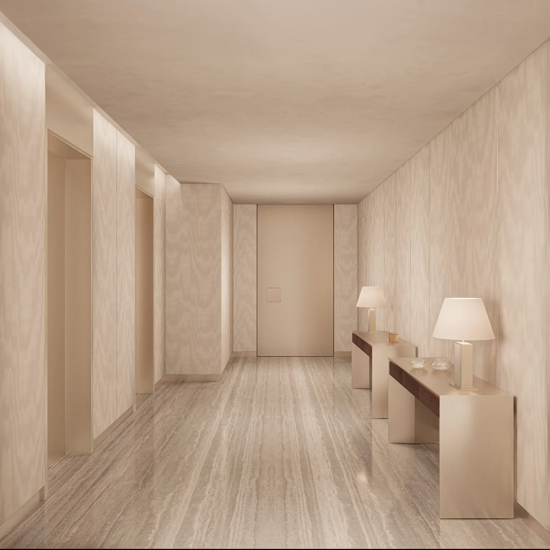 Armani/Casa Residences — private elevator foyer