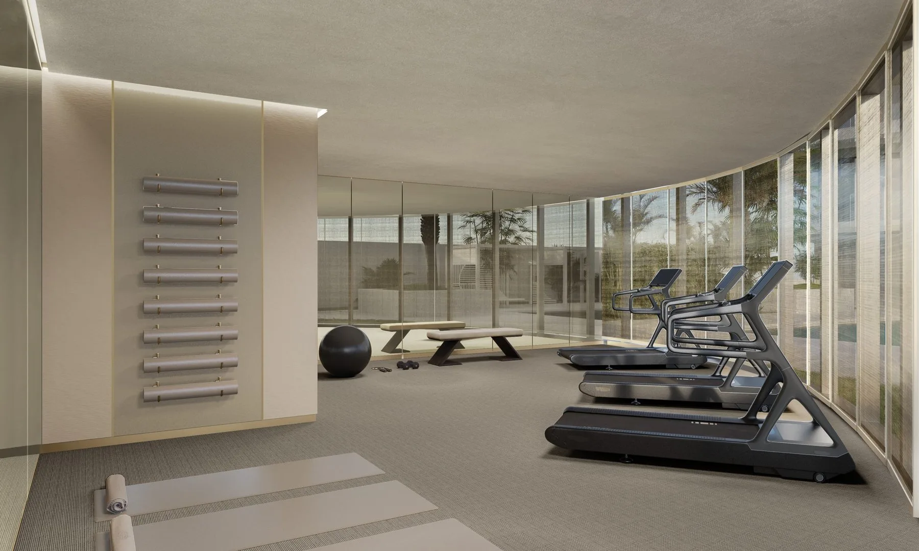 Armani/Casa Residences — fitness center