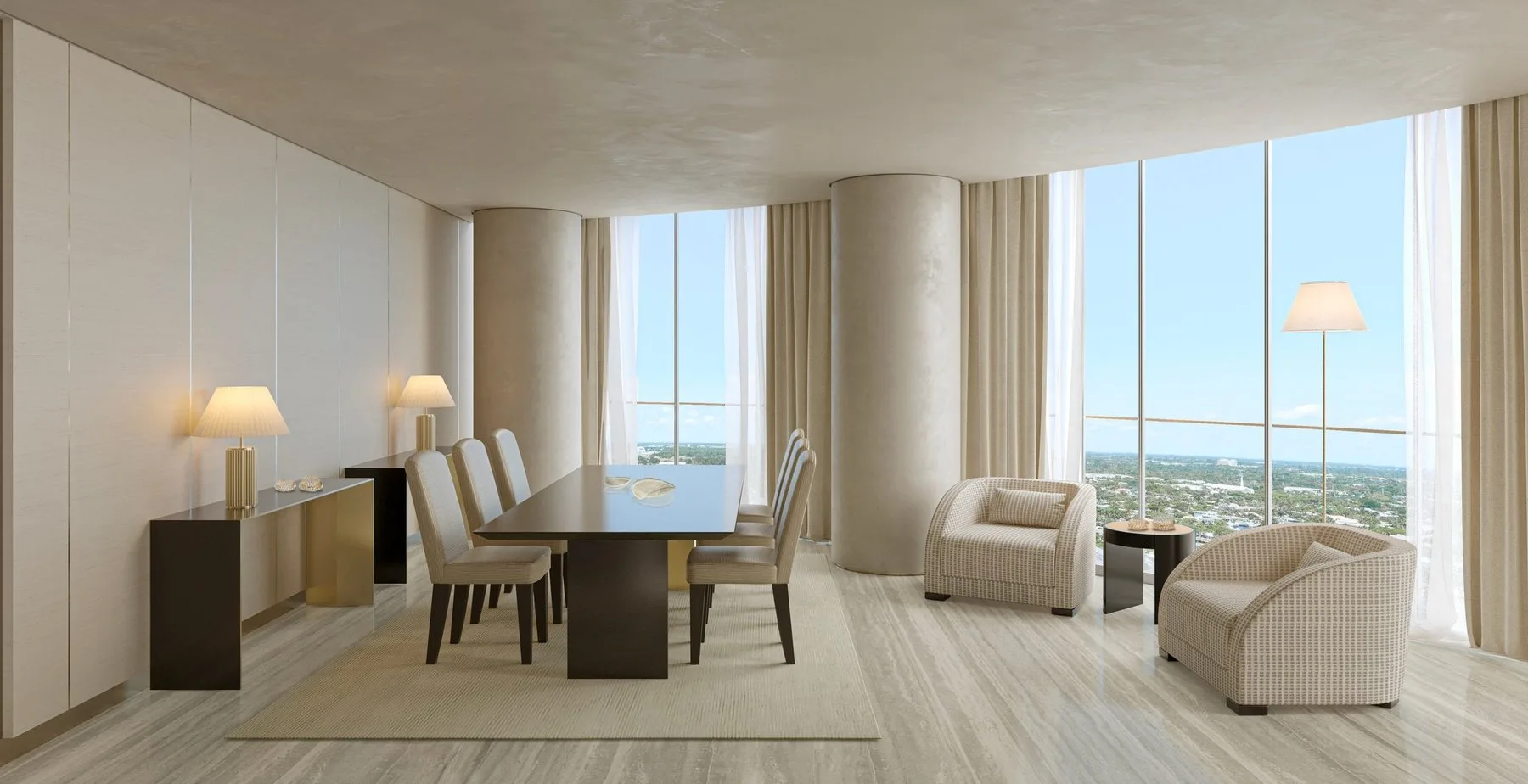 Armani/Casa Residences — business center