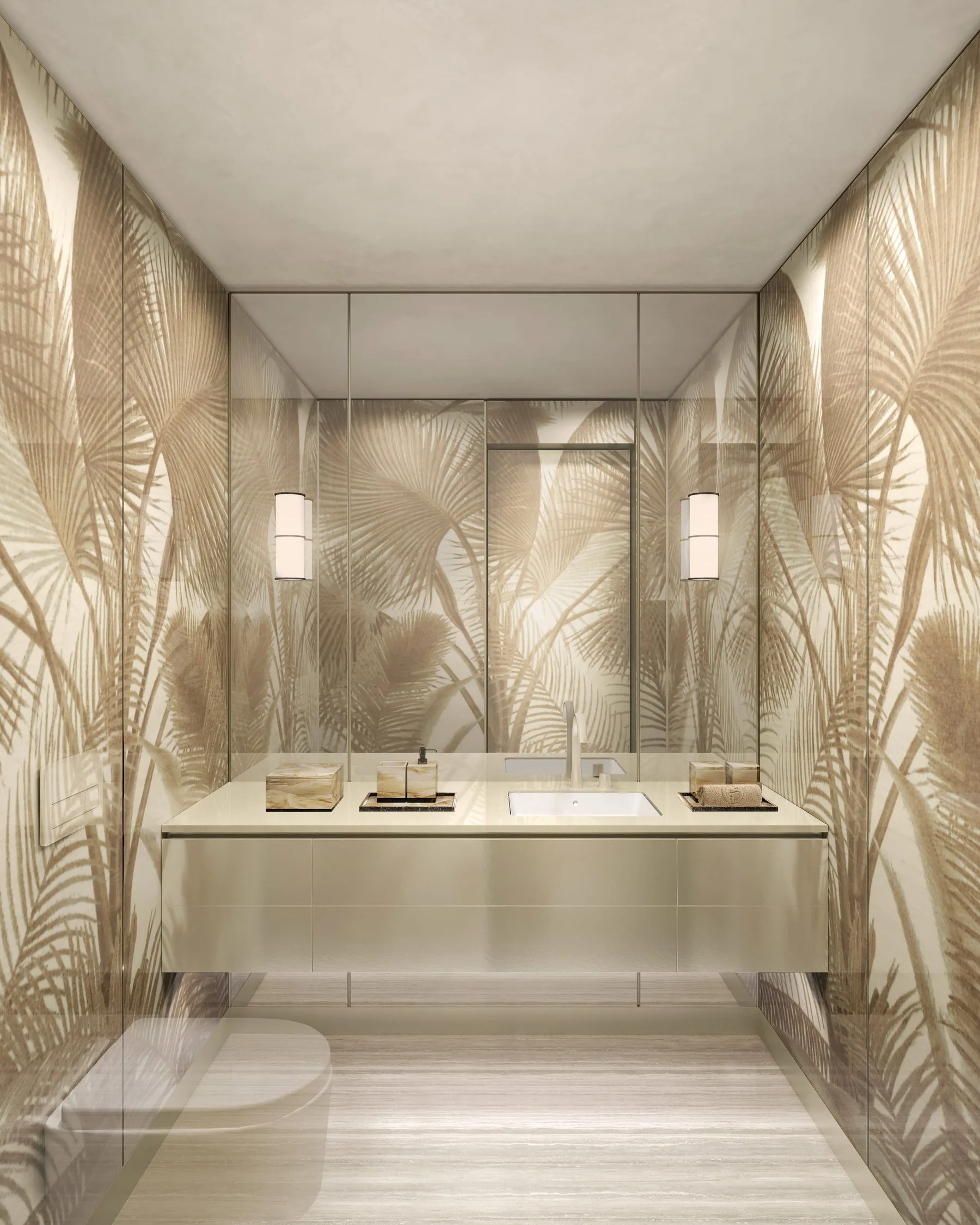 Armani/Casa Residences — powder room