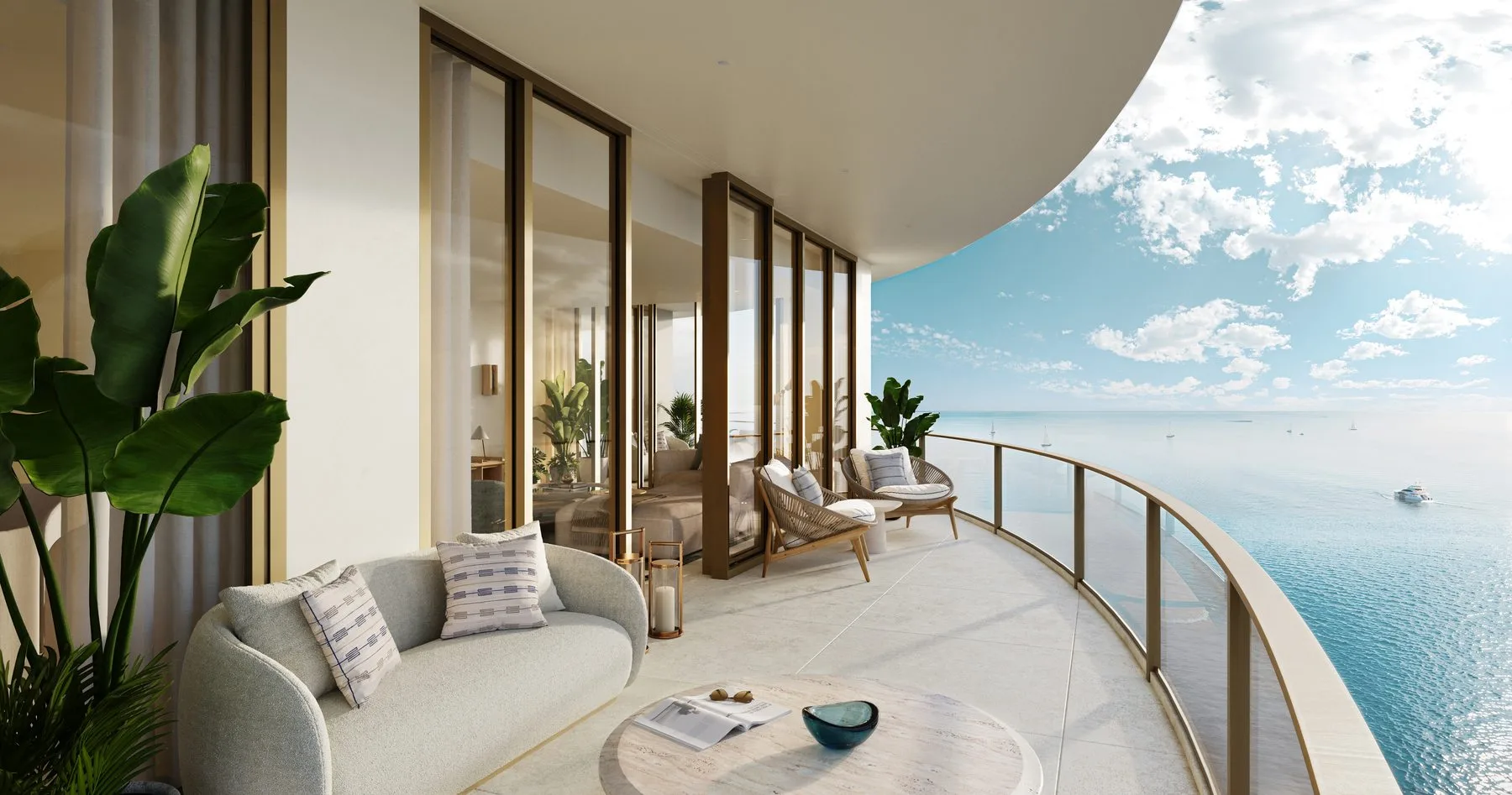 St. Regis Bahia Mar — Expansive wraparound terrace