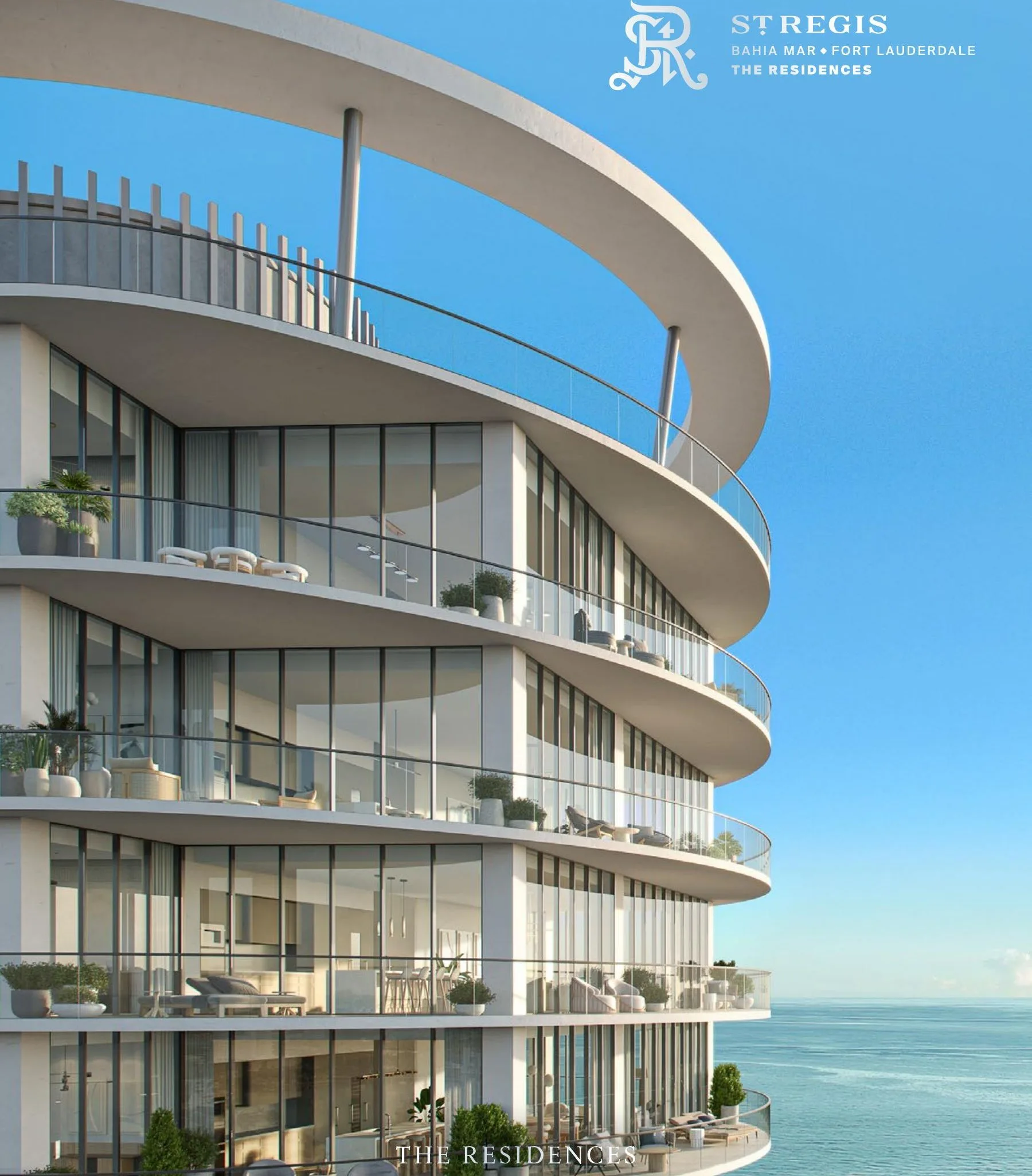 St. Regis Bahia Mar — Tower closeup with architectural detail