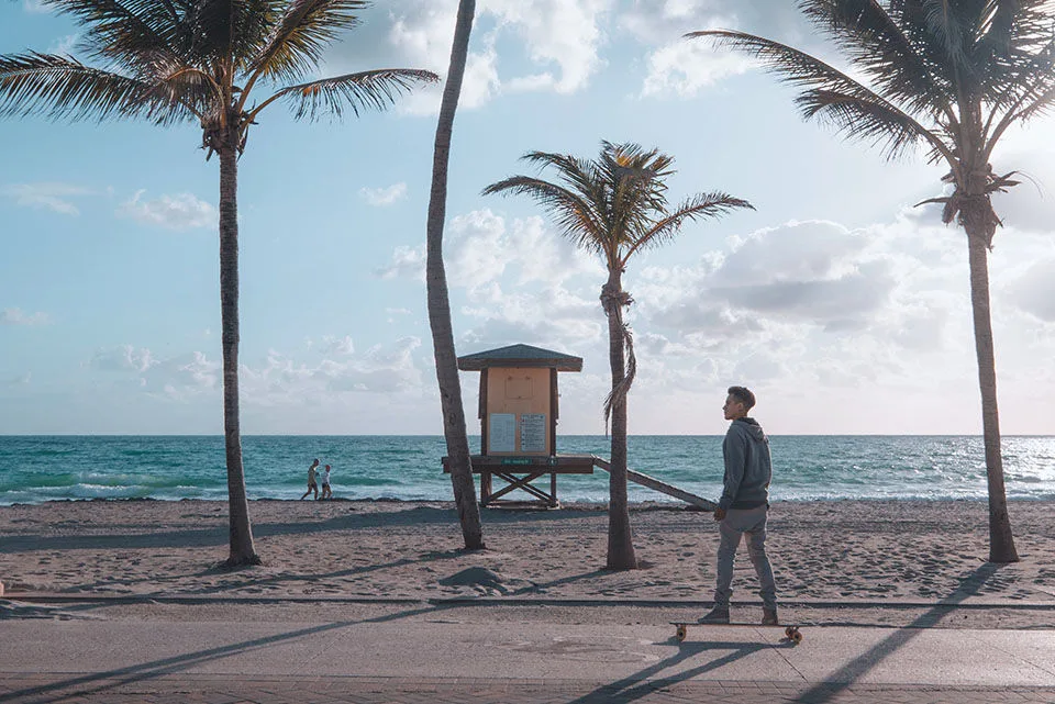 Fort Lauderdale Beach coastline and A1A corridor