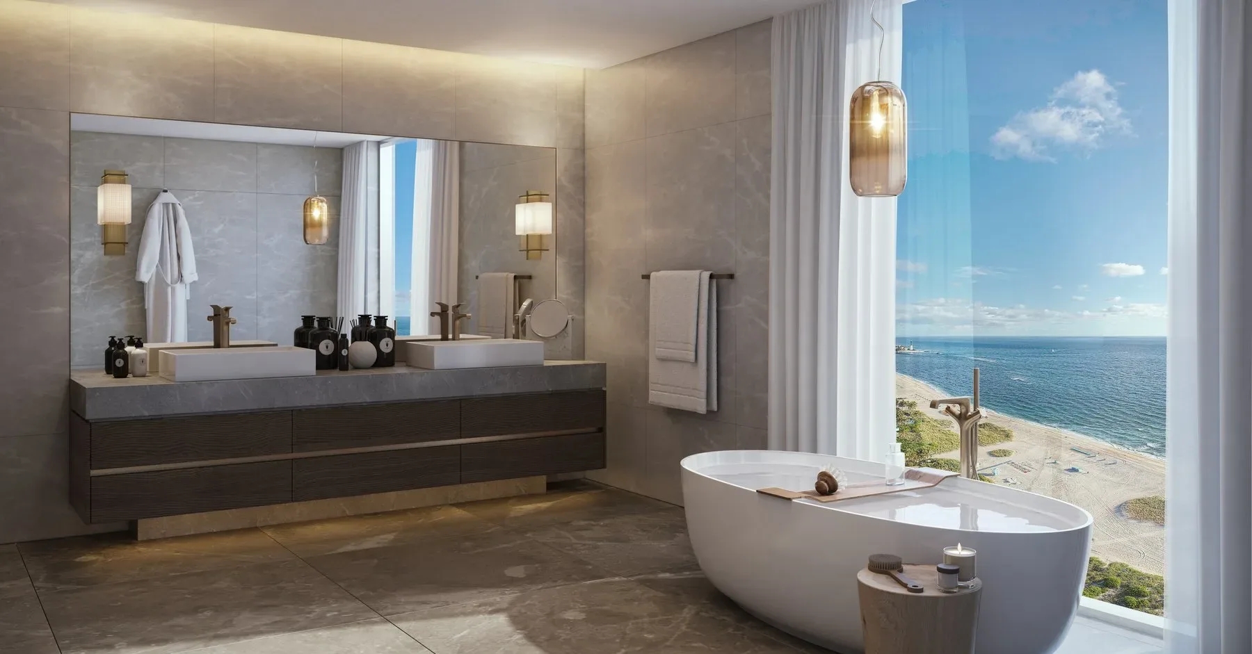 Ocean580 - Master Bathroom