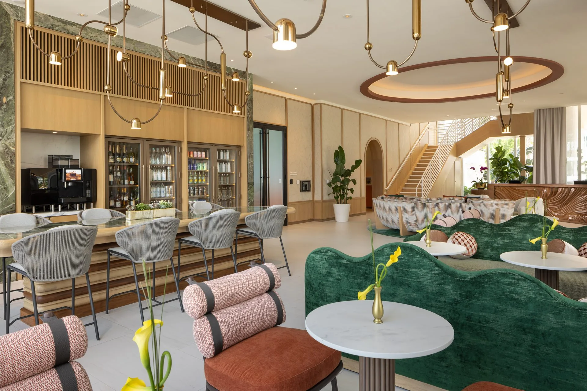 Fitness center — lobby lounge