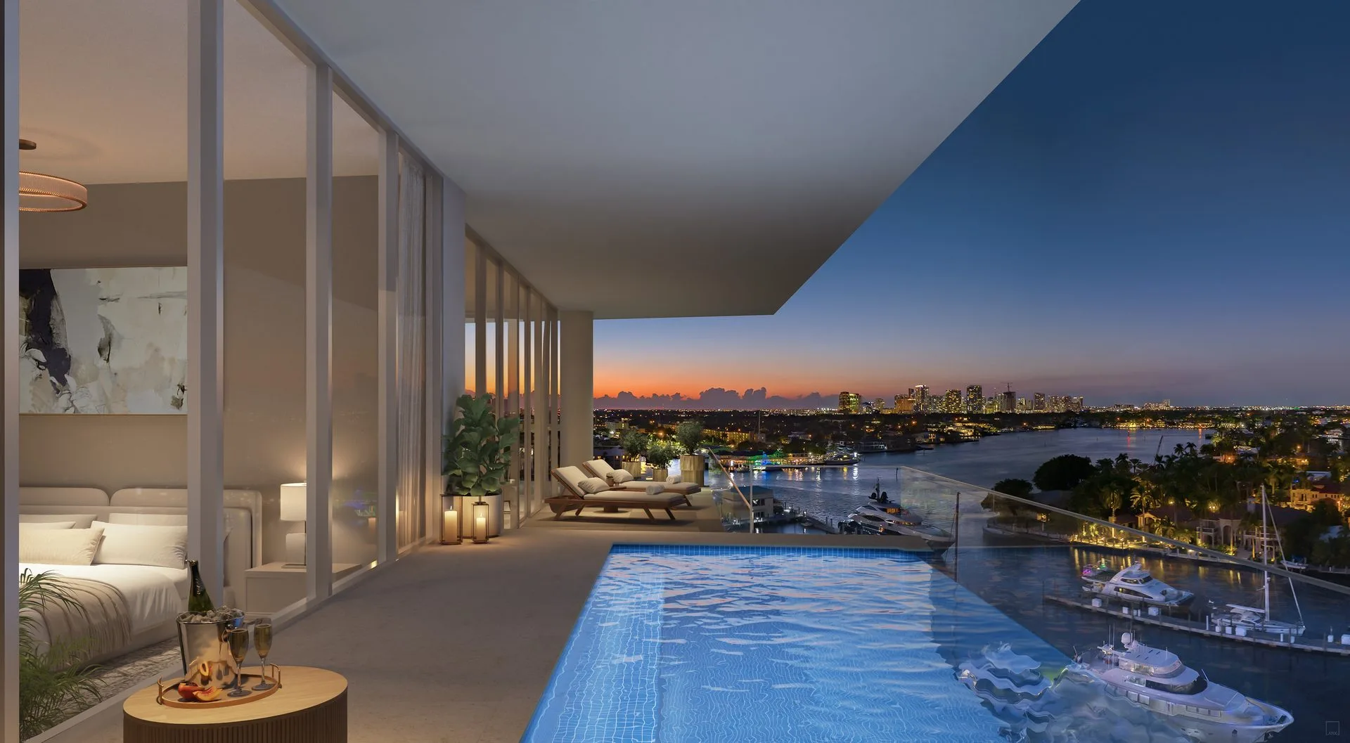 Pier Sixty-Six — Indigo residence balcony