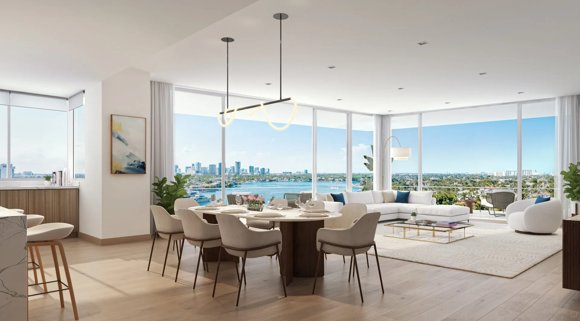 Pier Sixty-Six — Indigo residence living room