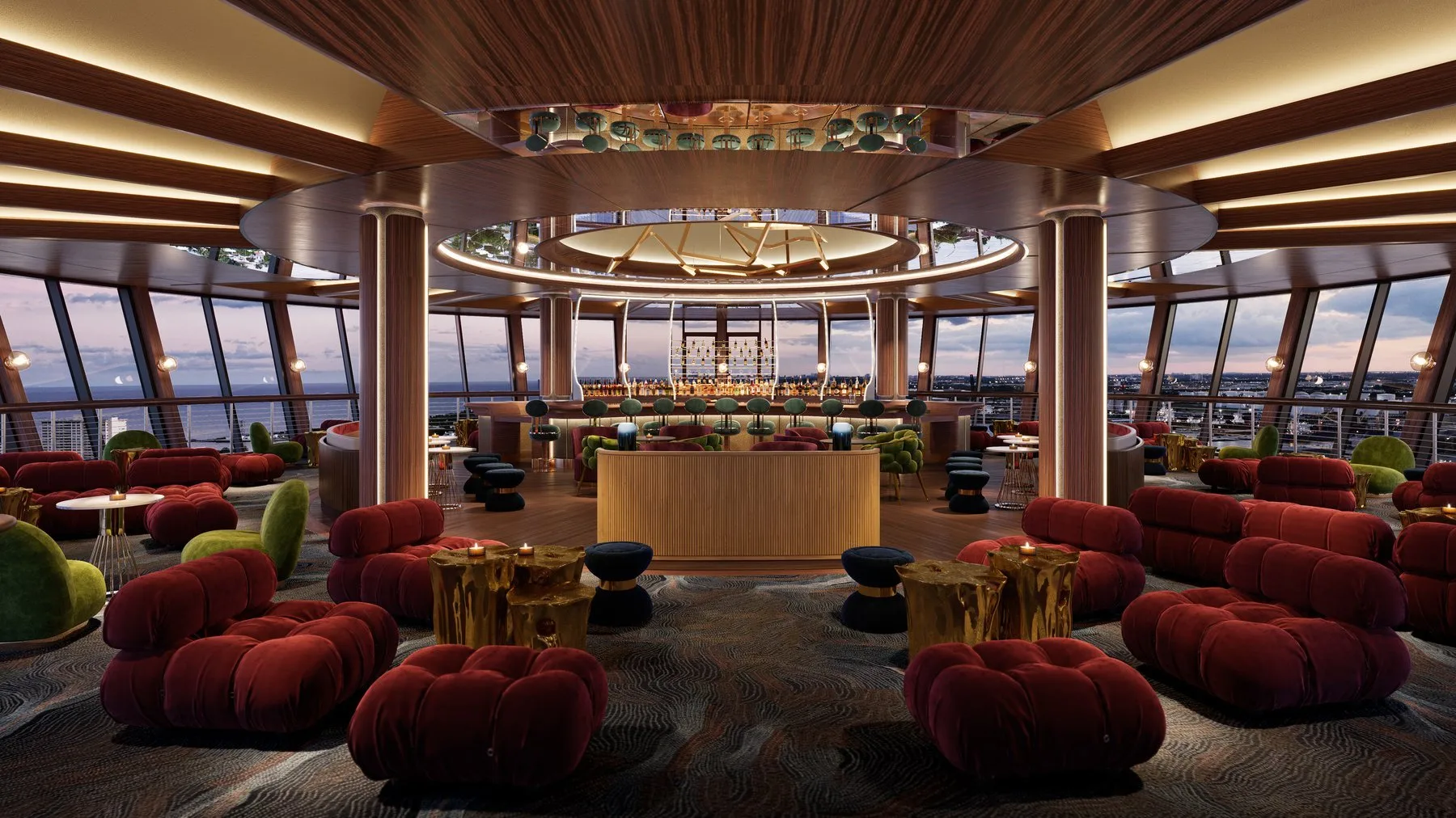 Pier Top Bar lounge seating