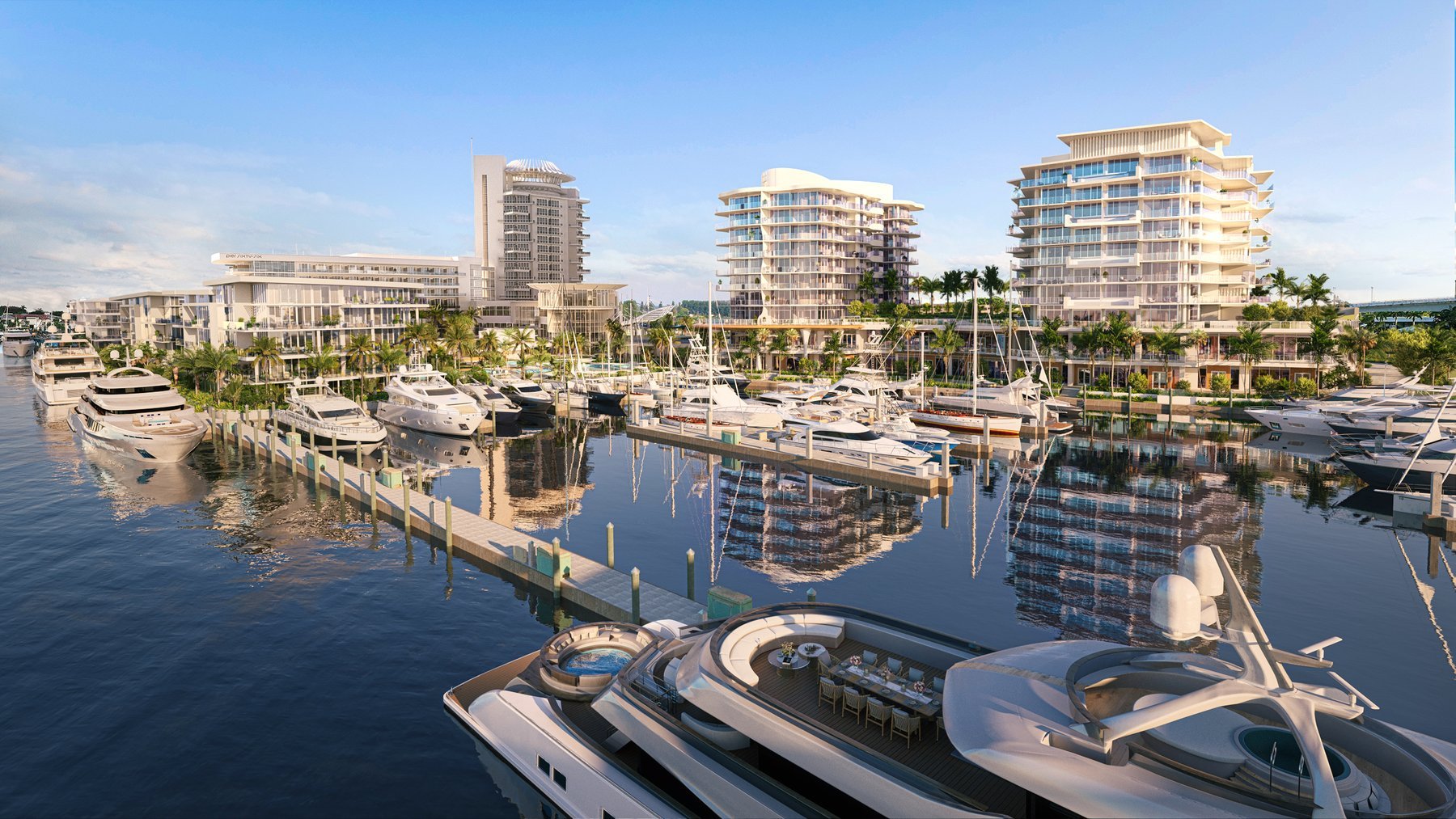 Pier Sixty-Six aerial waterfront campus — daytime hero