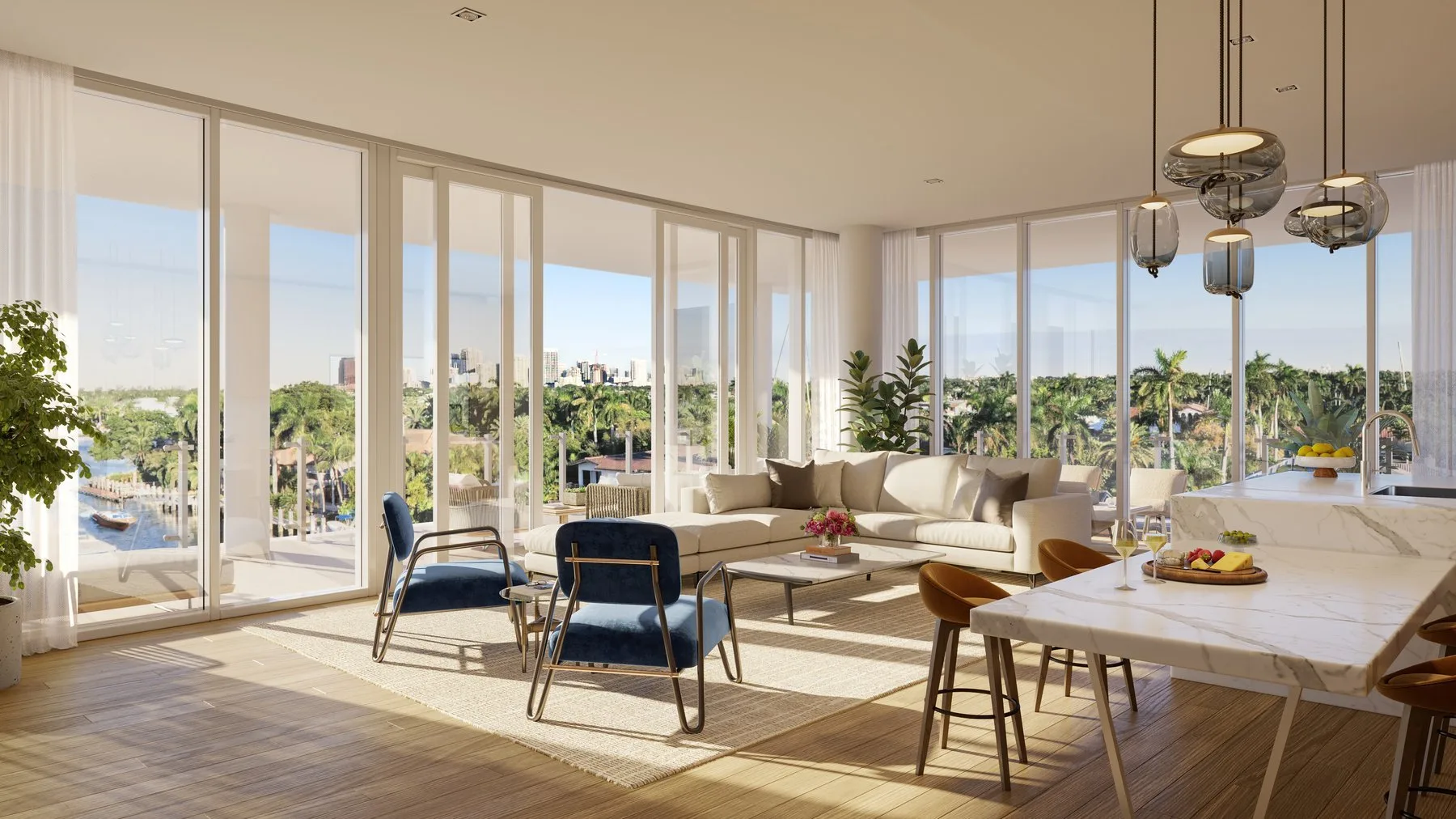 Resort Residences great room rendering