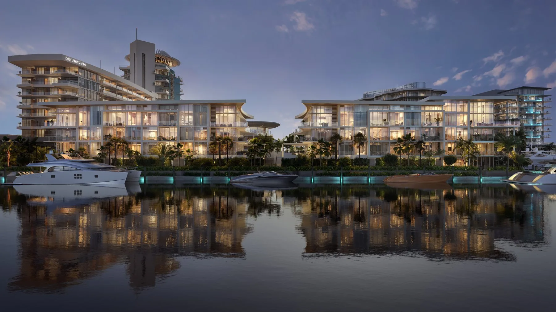 Resort Residences evening rendering