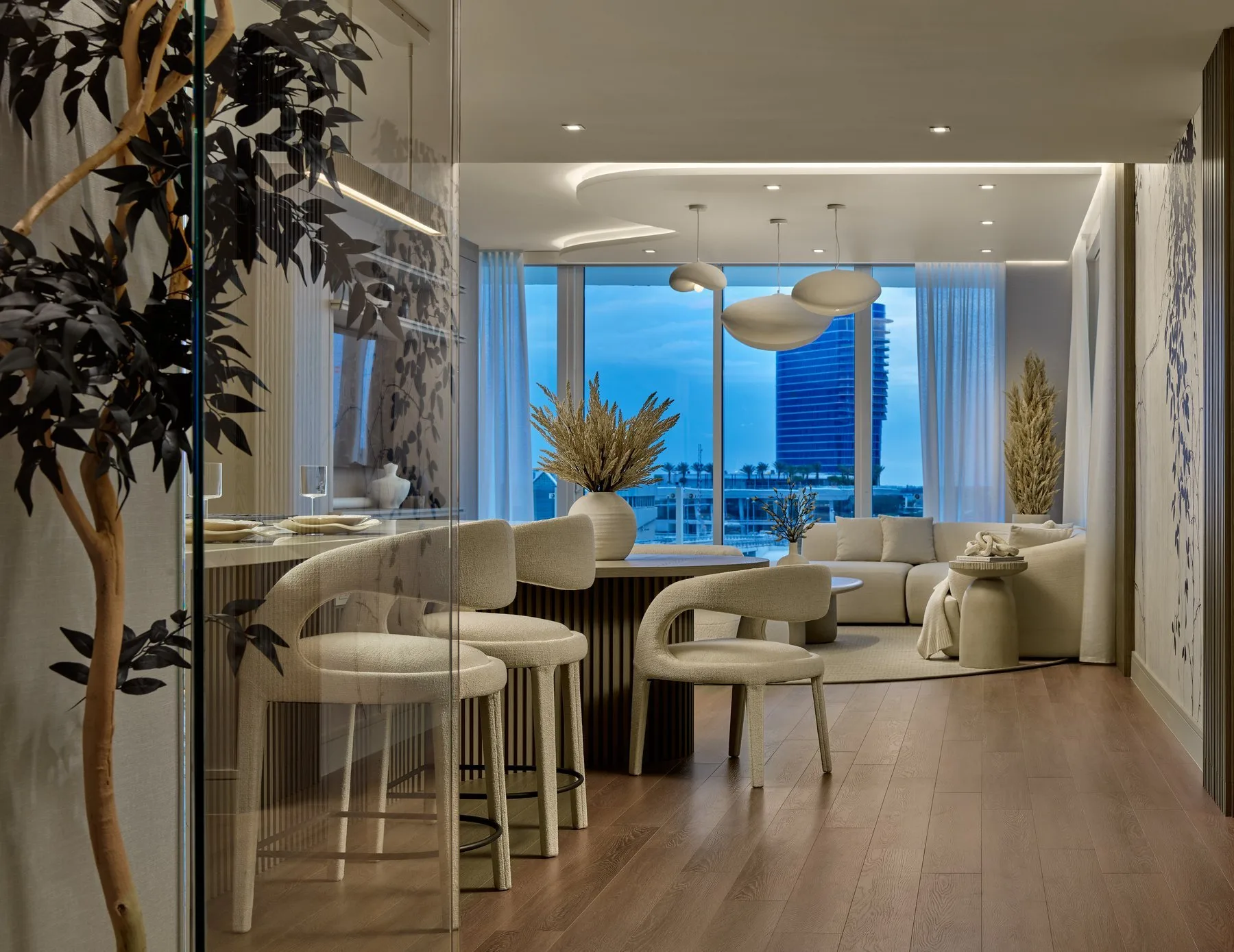 Gourmet kitchen with Italian cabinetry