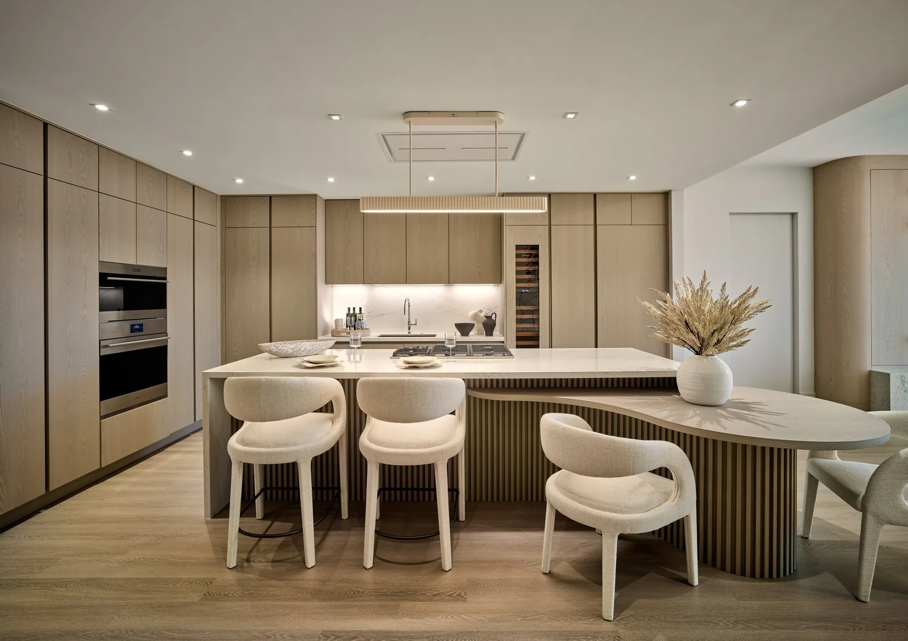 Primary suite with panoramic water views