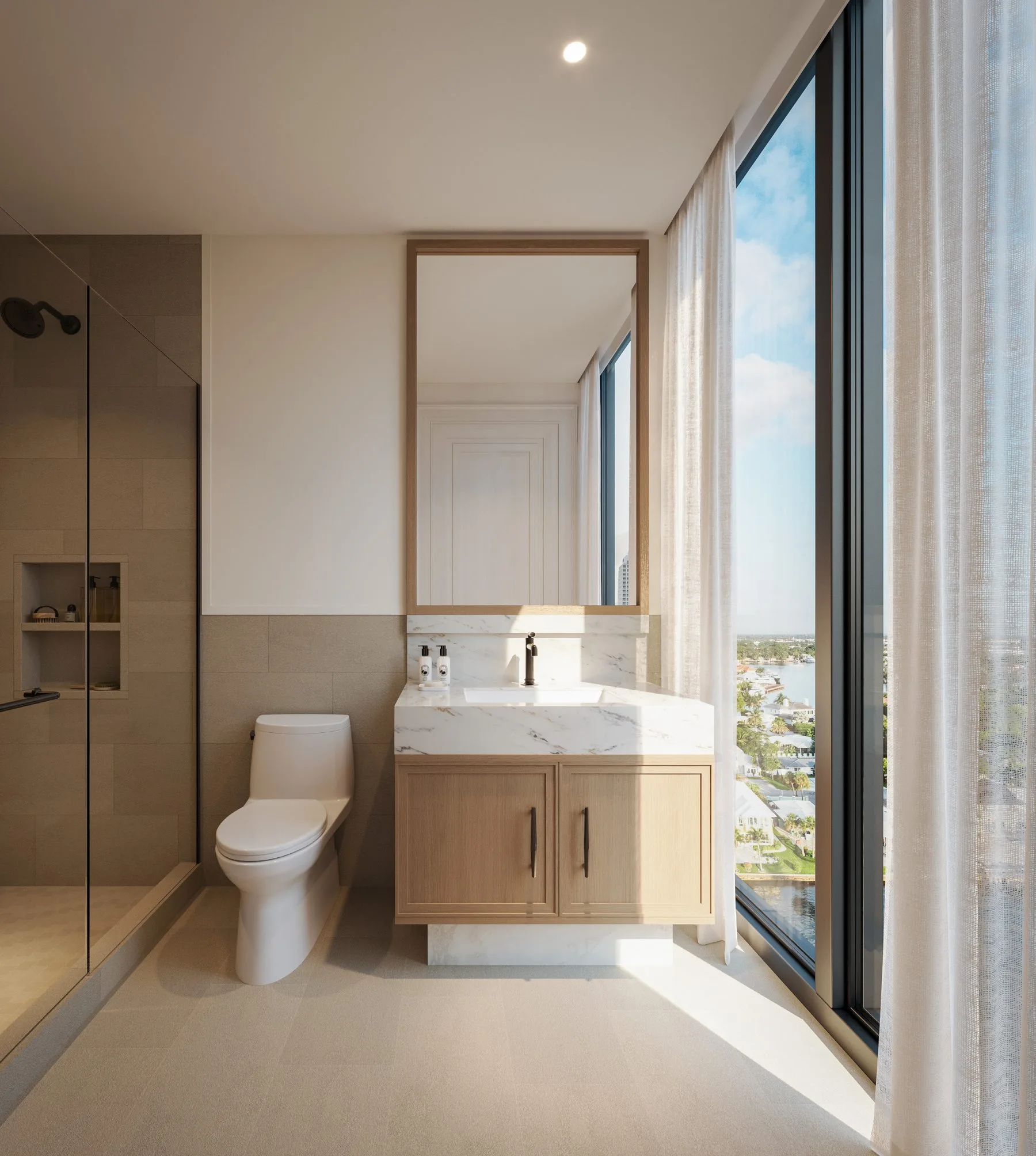 Guest Bathroom with Premium Finishes