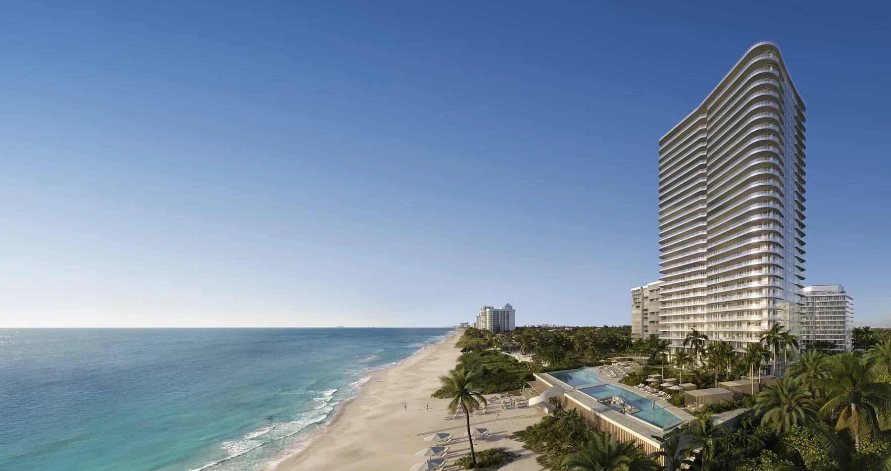 Ritz-Carlton Pompano — Beach Tower aerial oceanfront view