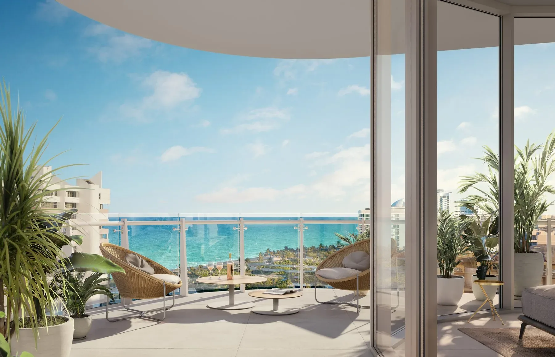 Ritz-Carlton Pompano — Marina Tower private balcony
