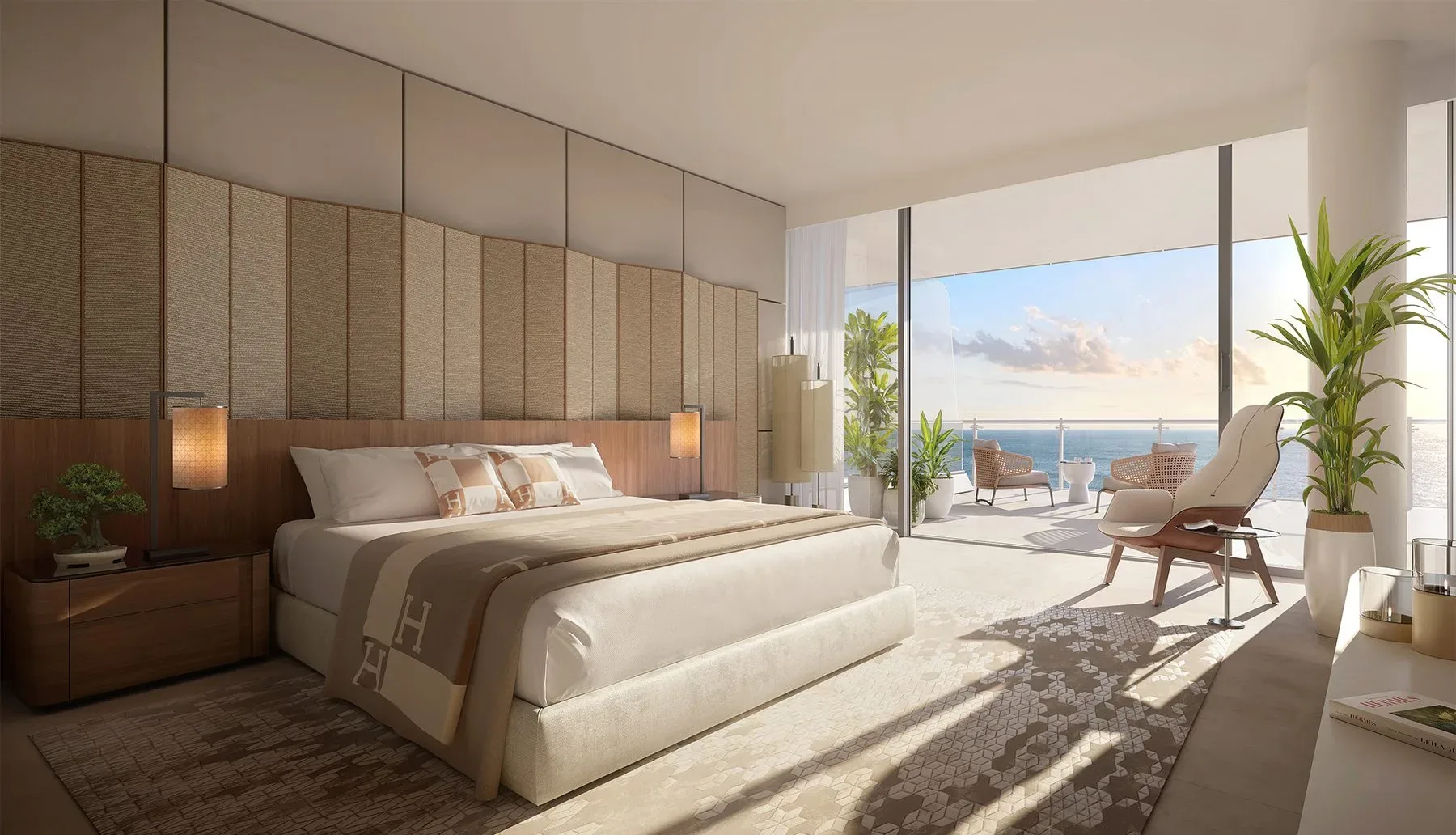 Ritz-Carlton Pompano — primary bedroom suite