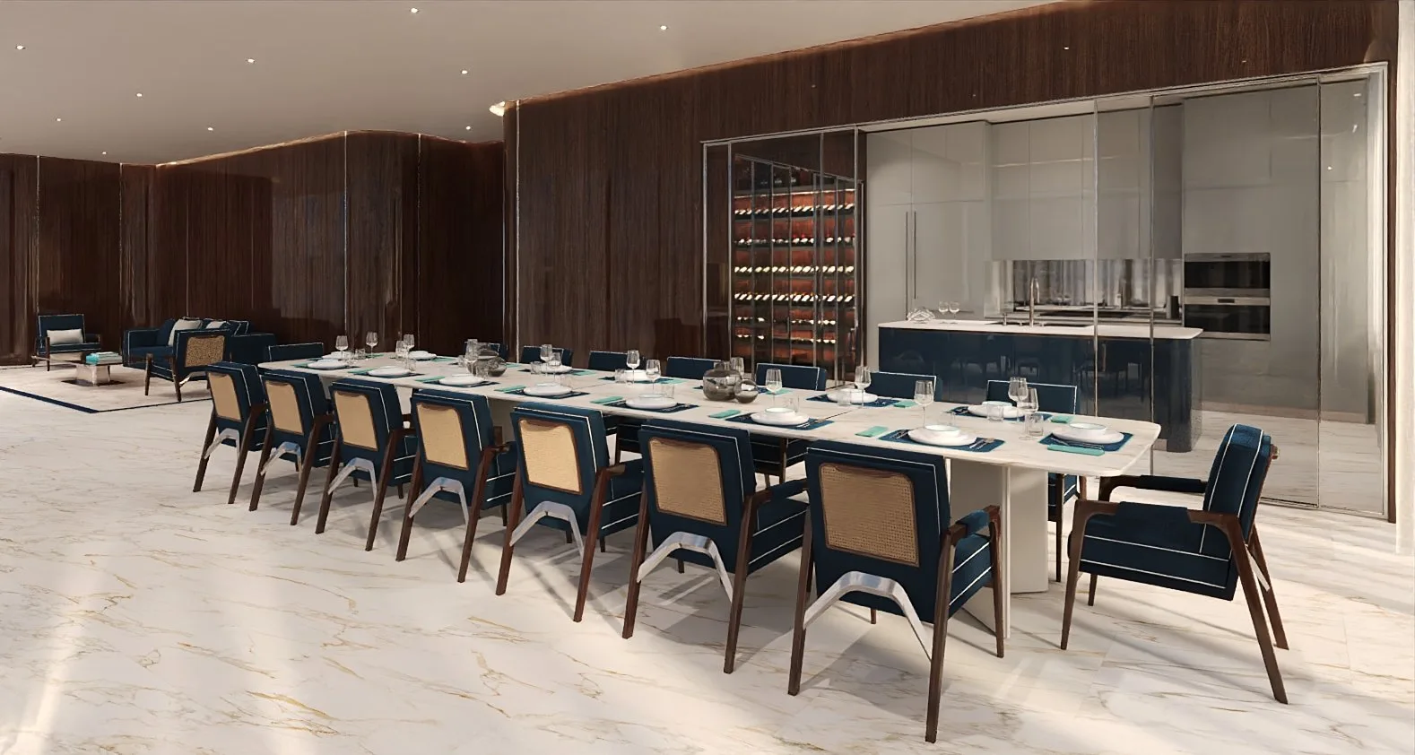 Riva Residenze — Chef's Kitchen and Wine Cellar