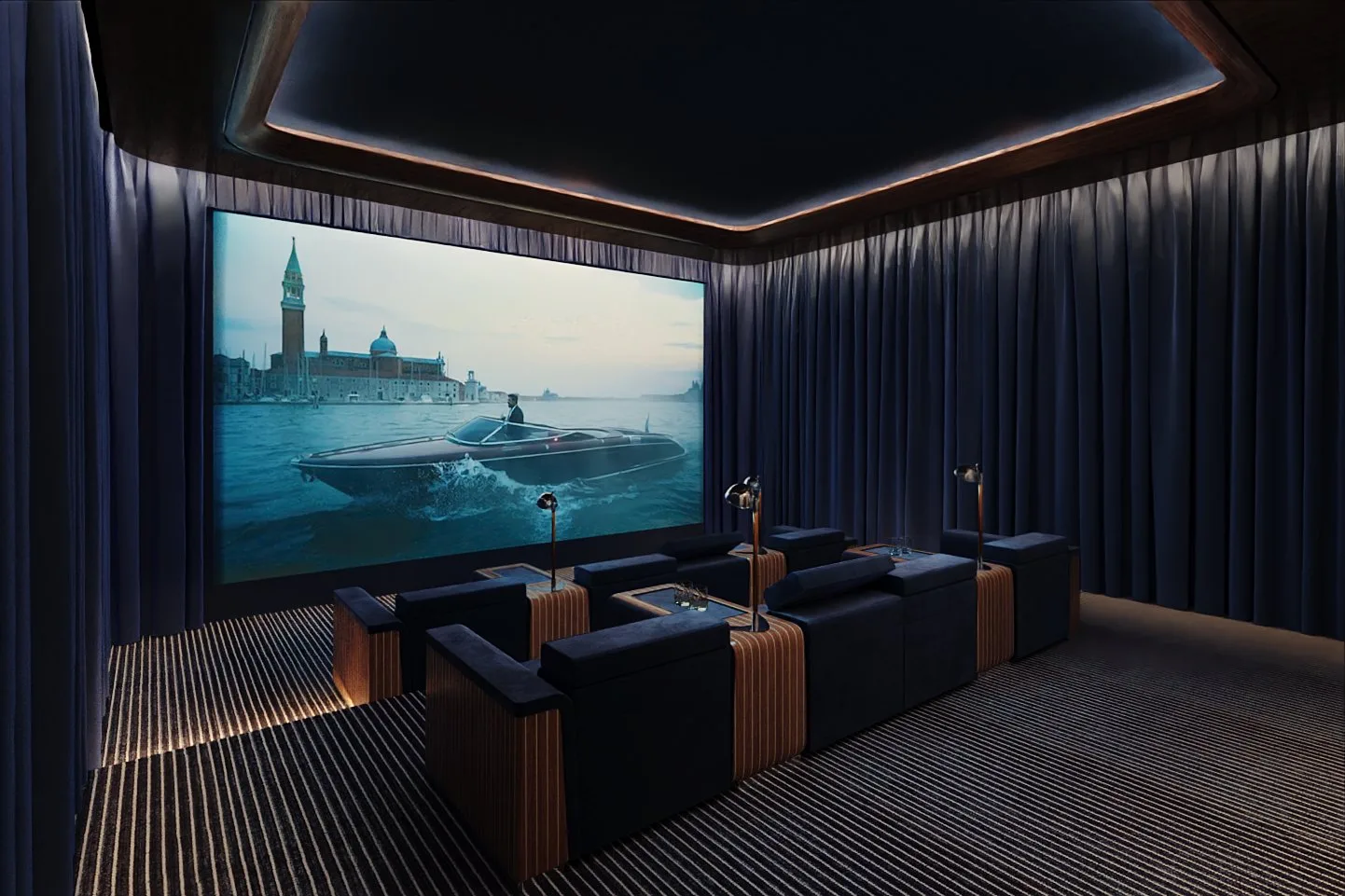 Riva Residenze — Private Cinema Room