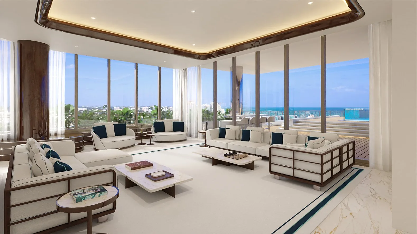 Riva Residenze — Family Room on Rooftop Level