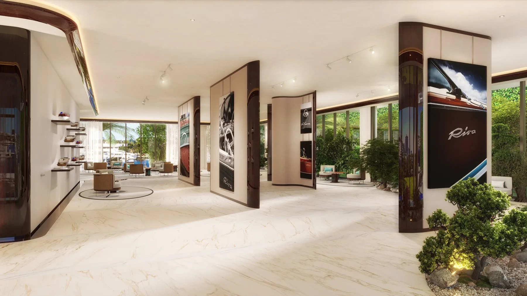 Riva Residenze — Lobby Lounge with Riva Art Gallery