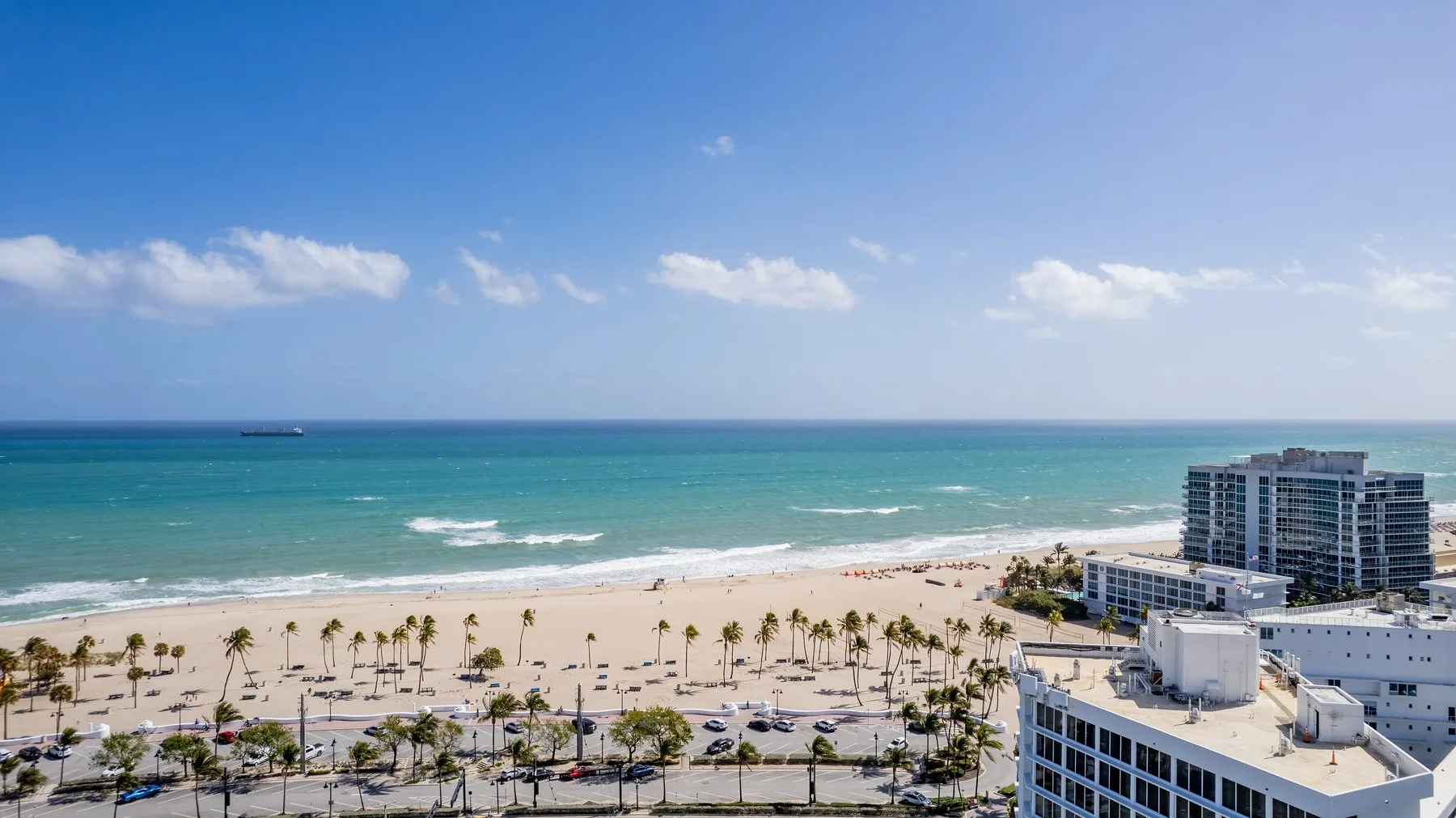 Riva Residenze — East View from Floor 15, Ocean Horizon