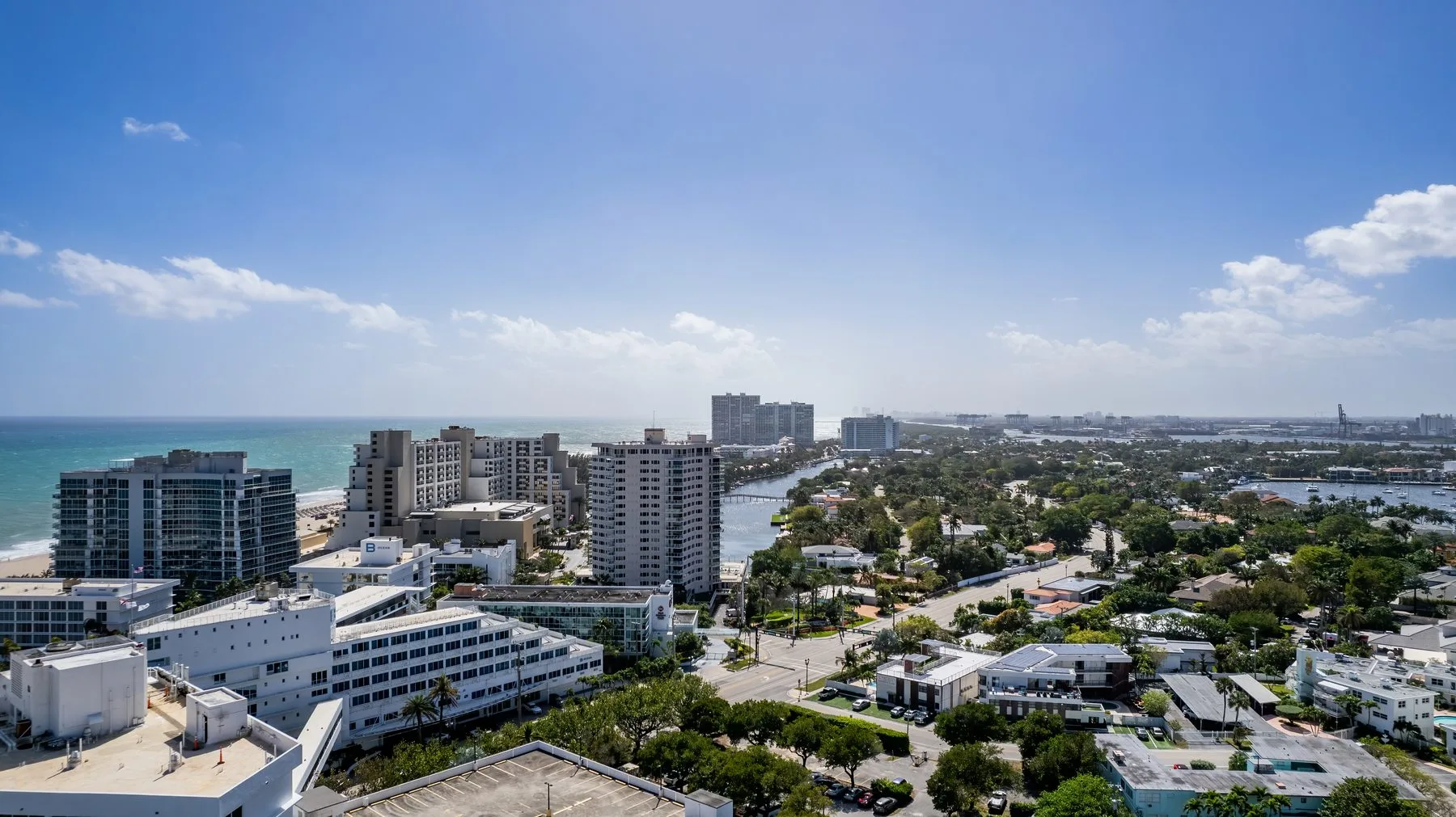 Riva Residenze — South View from Floor 15, Coastal Panorama