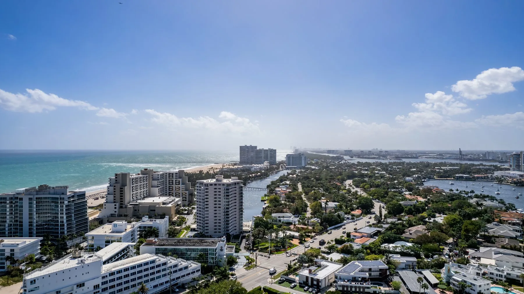 Riva Residenze — South View from Floor 20, Fort Lauderdale Beach Skyline