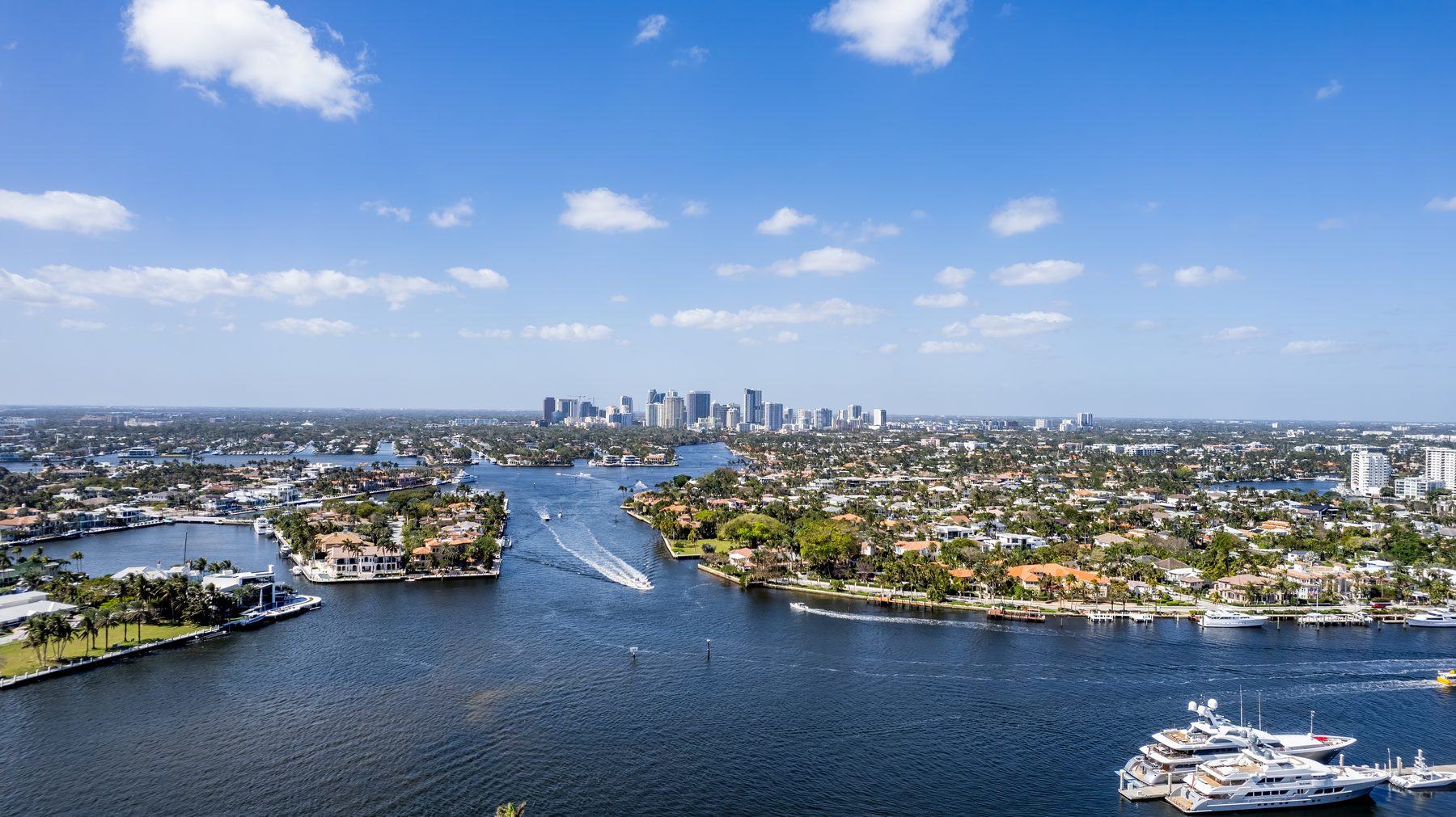 Riva Residenze — West View from Floor 20, Downtown and Everglades Sunset