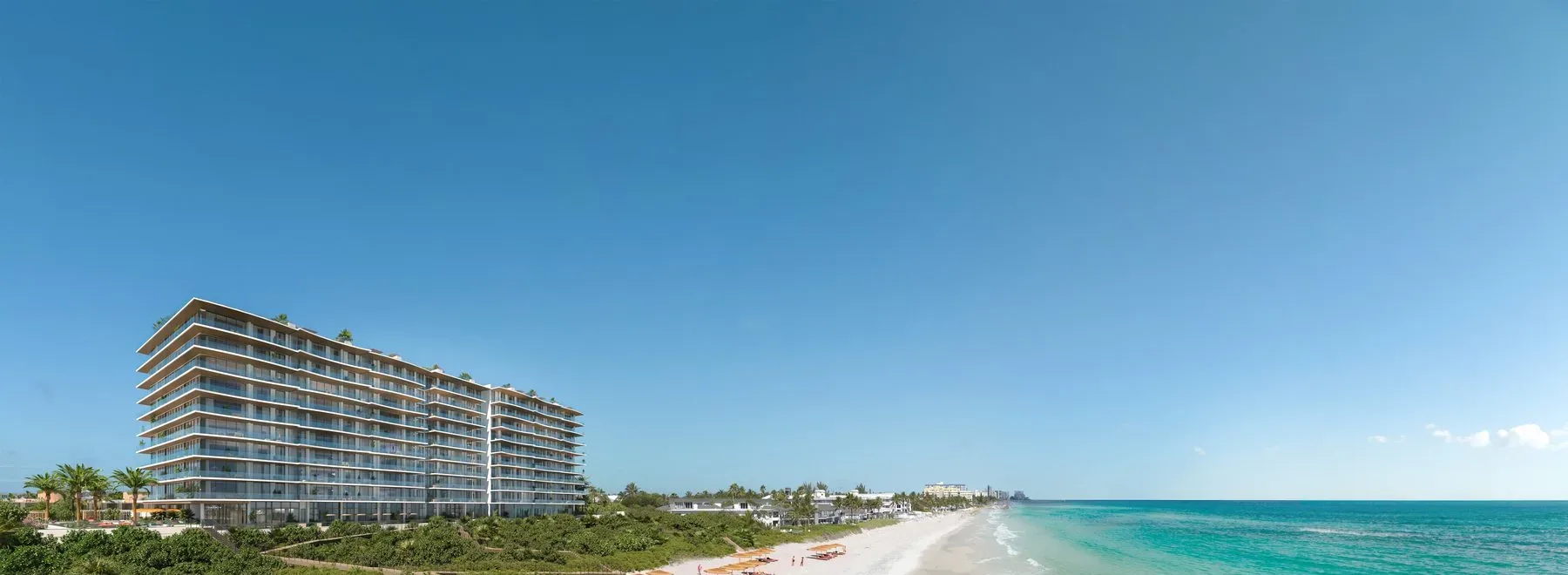 Rosewood Residences — beachfront hero view from north