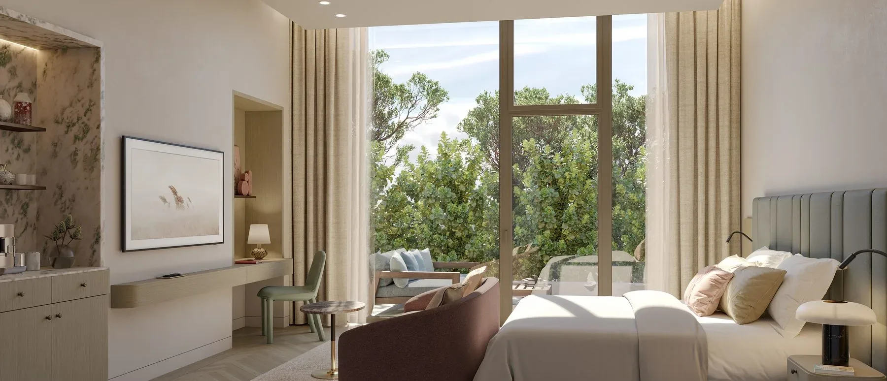 Rosewood Residences — guest suite