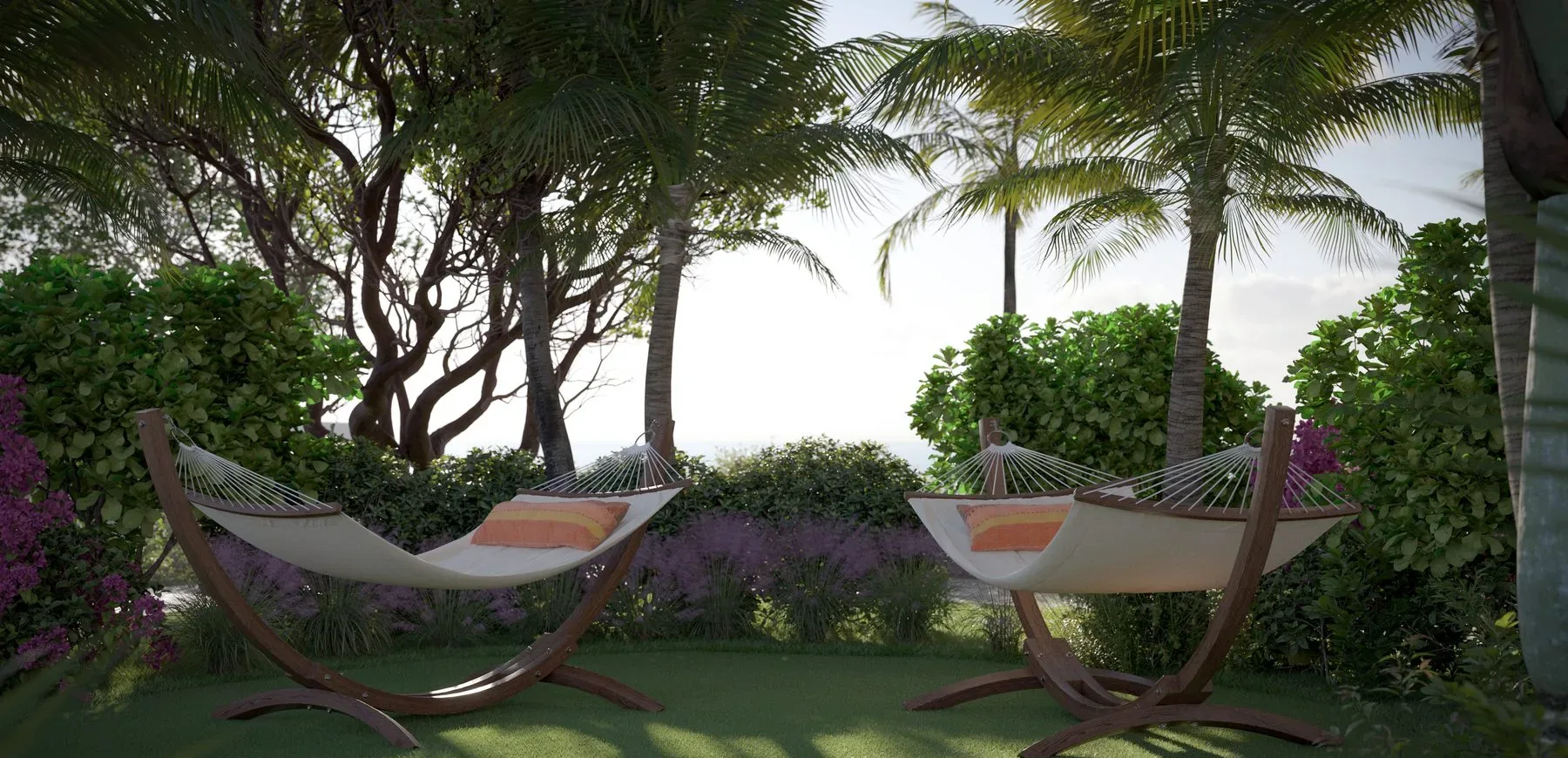 Rosewood Residences — meditation garden