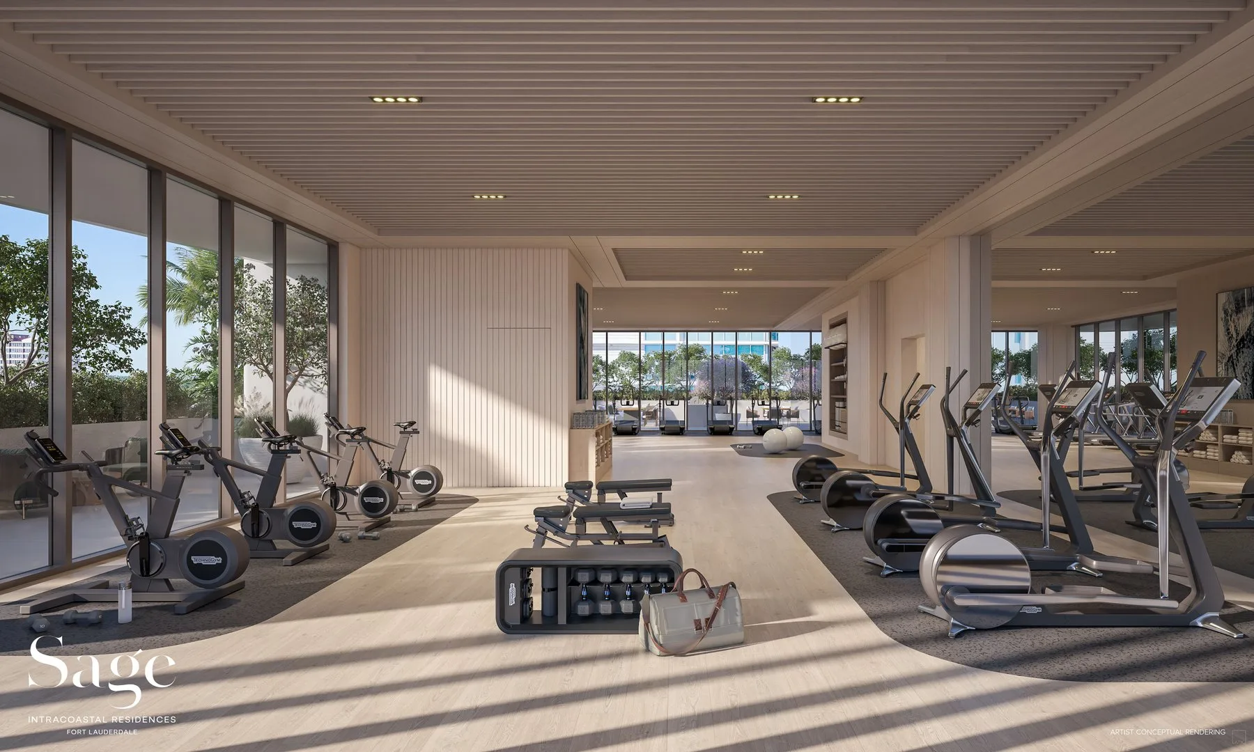 State-of-the-art fitness center