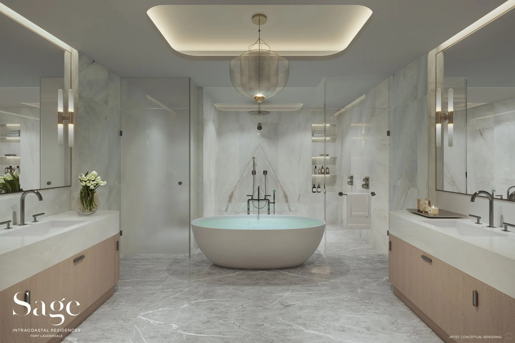 Primary bath with WaterWorks fixtures