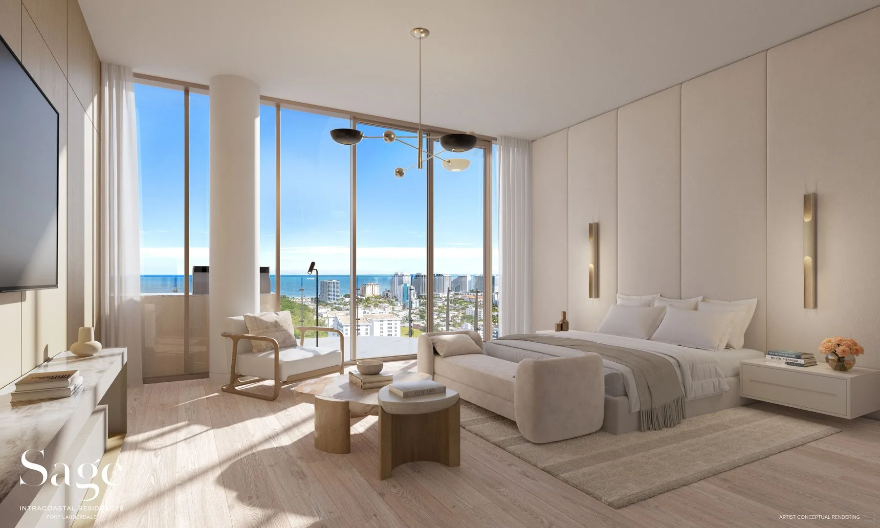 Primary suite with panoramic views