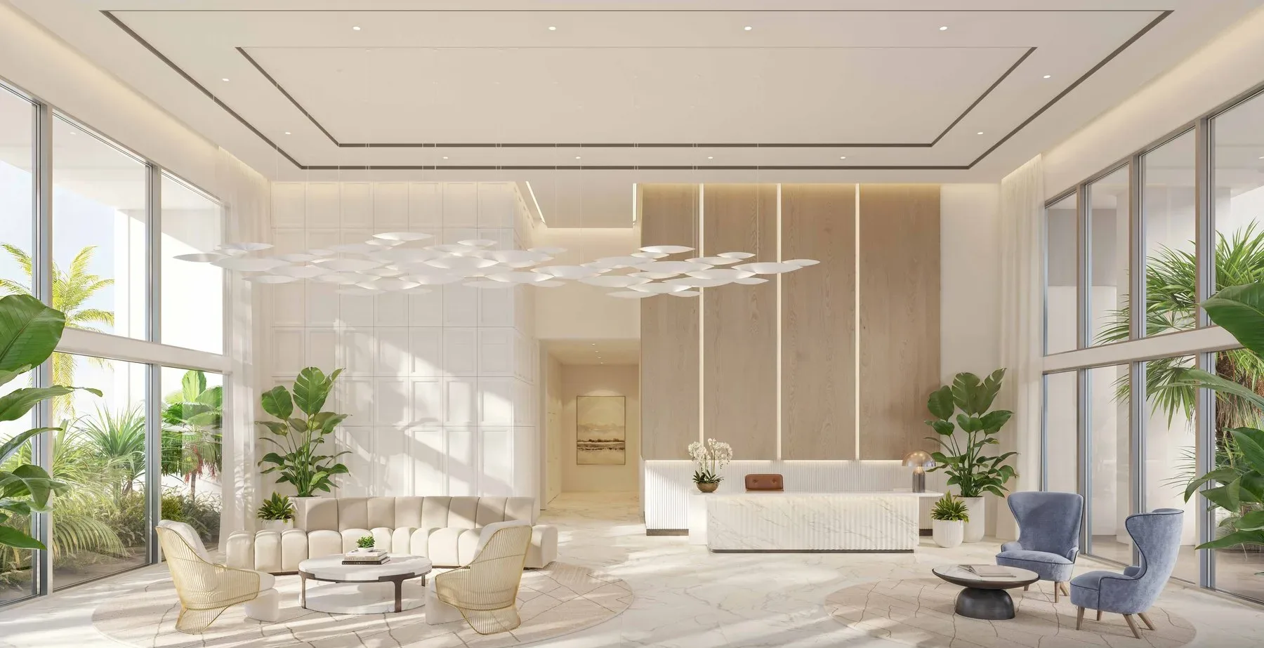 Sixth & Rio - Double-Height Lobby