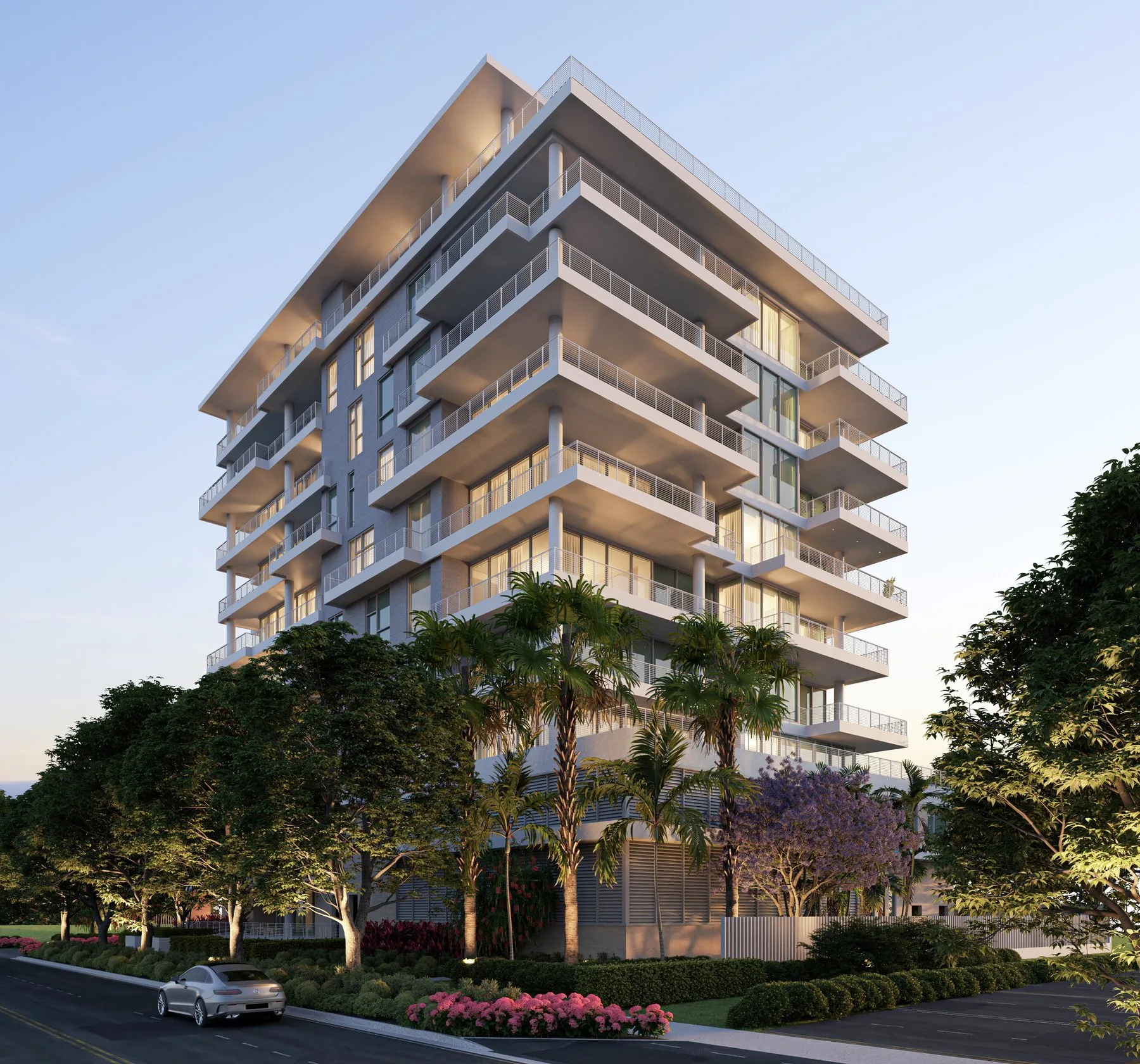 The Terraces — exterior rendering, view 1
