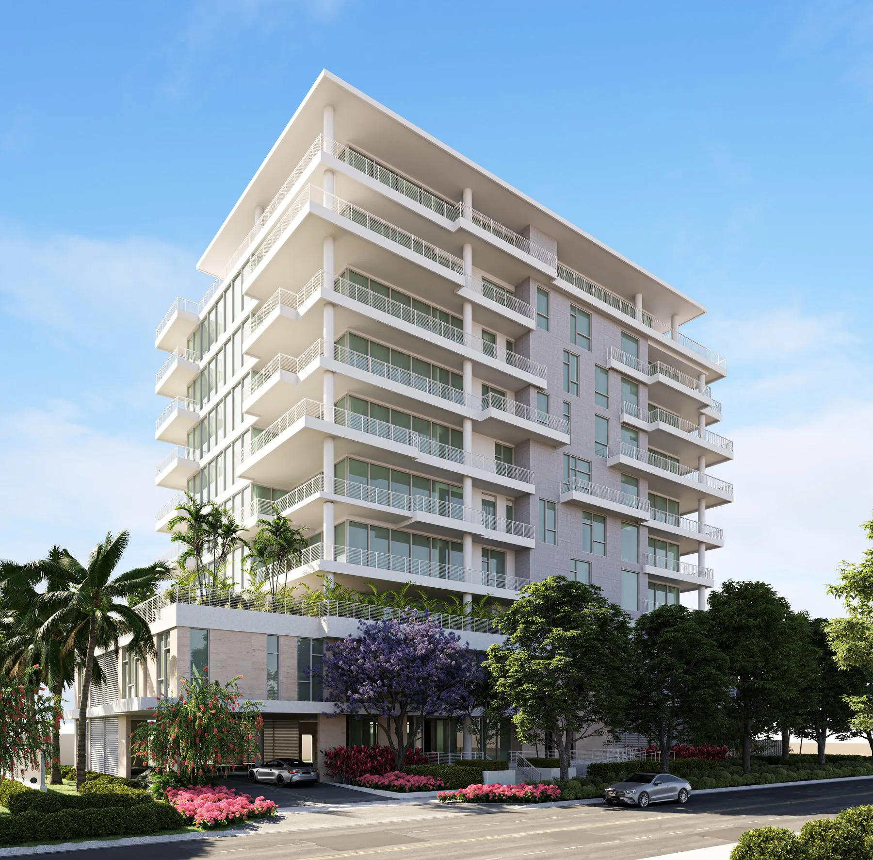 The Terraces — exterior rendering, view 3