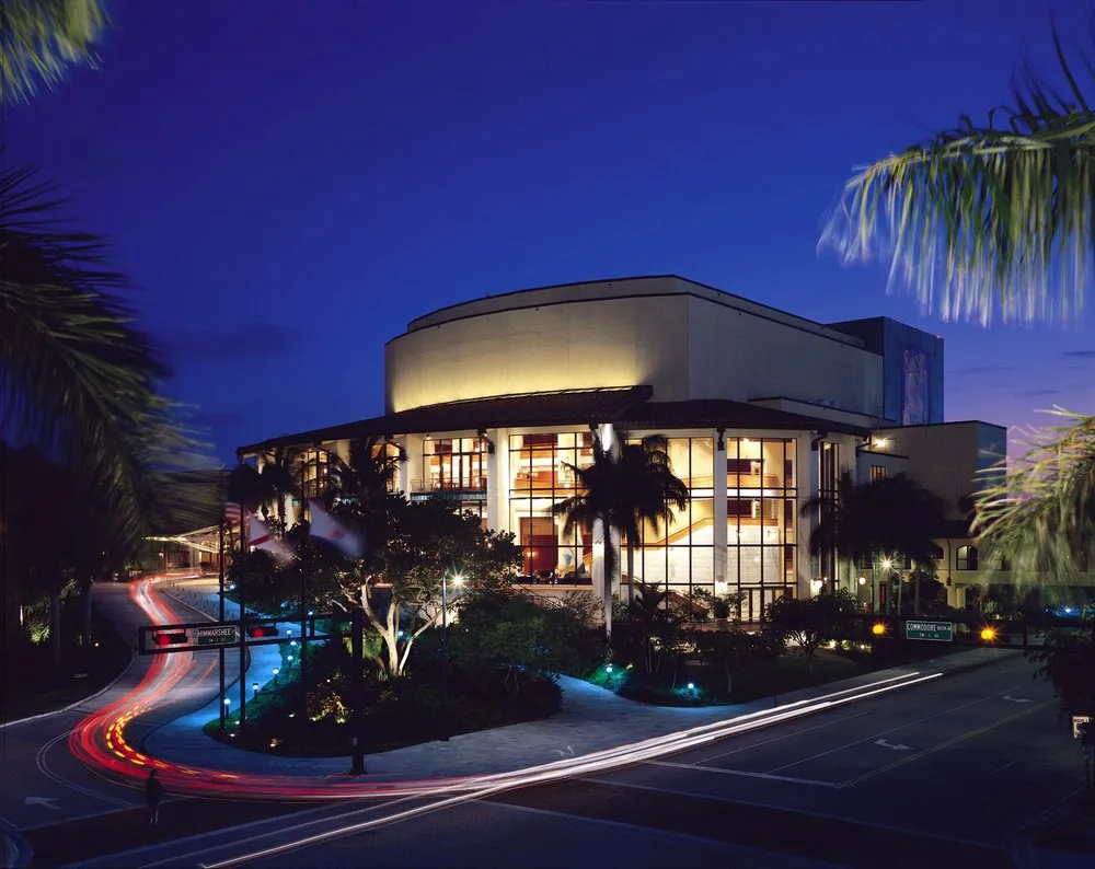 Broward Center for the Performing Arts at night