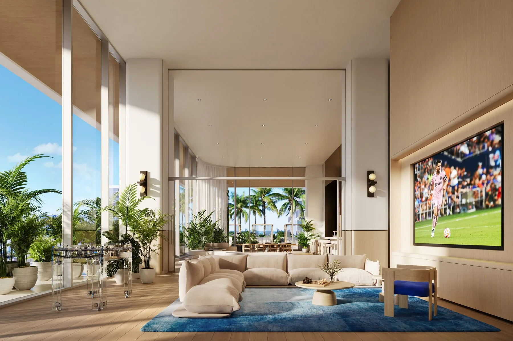 Viceroy Residences — Games lounge with billiards and entertainment