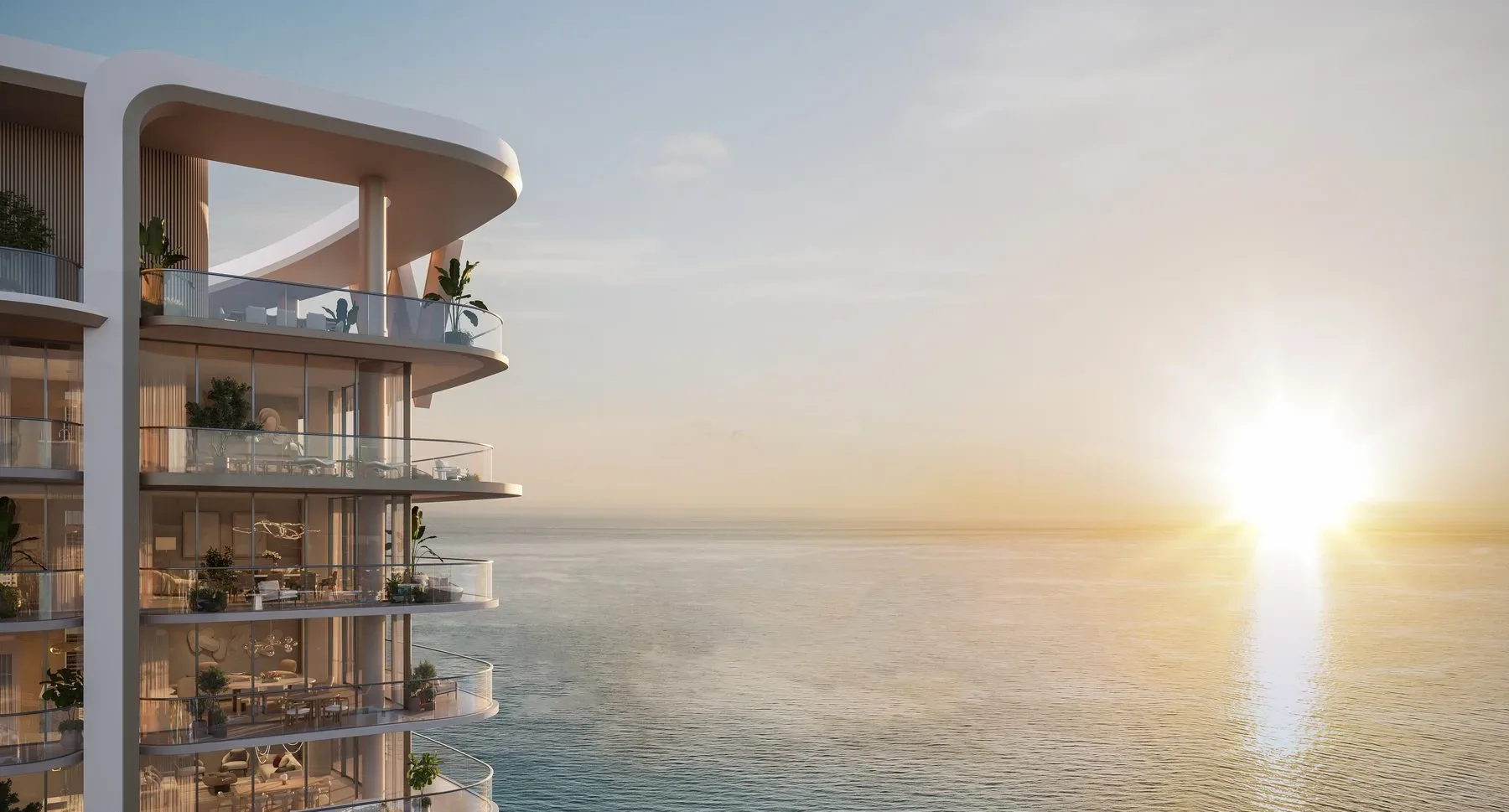 W Pompano Beach — crown view from above