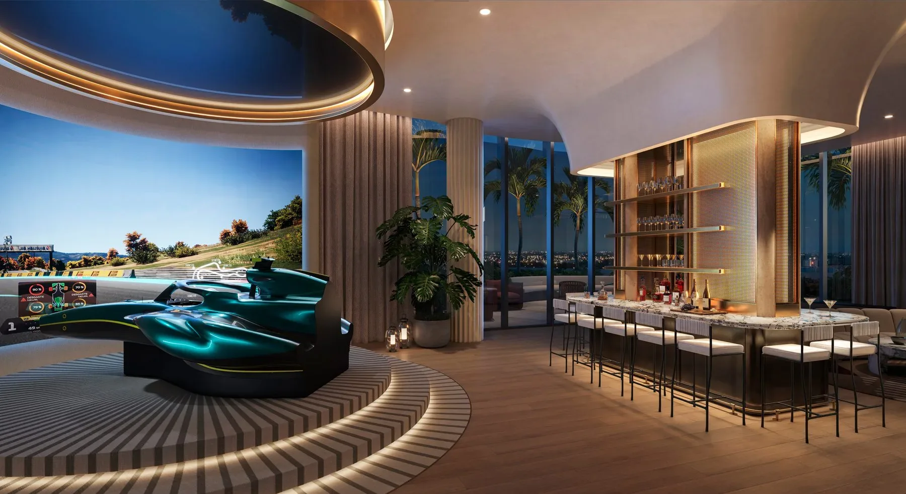 W Pompano Beach — F1 racing simulator
