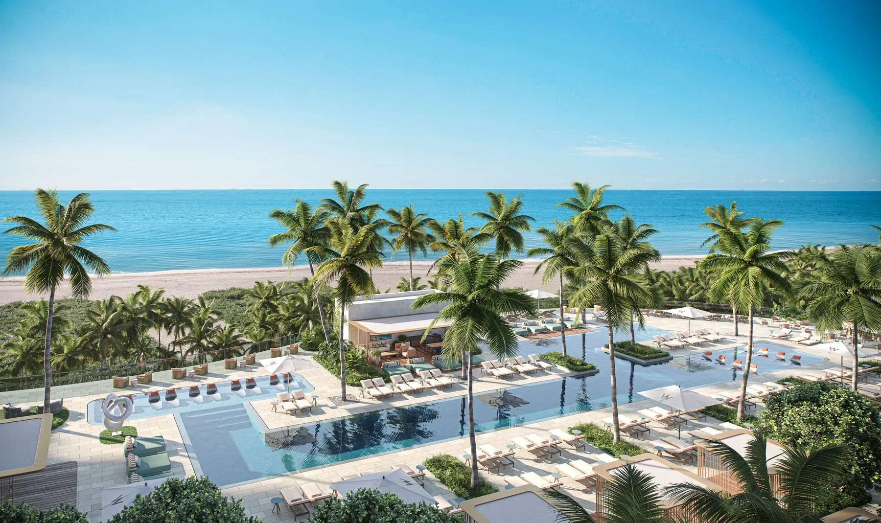 W Pompano Beach — WET pool deck and tower