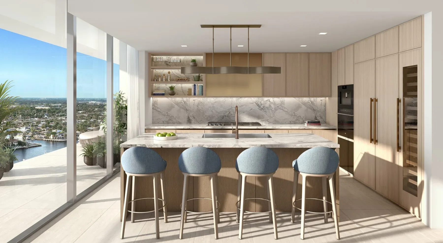 W Pompano Beach — residence gourmet kitchen