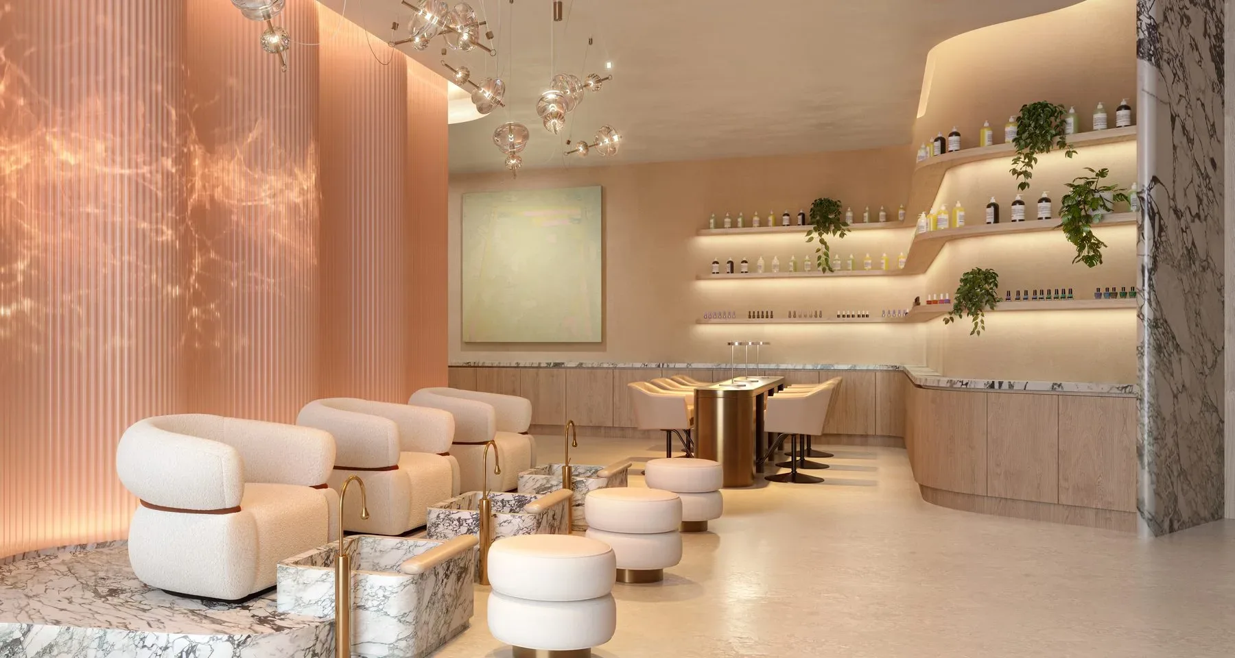 W Pompano Beach — AWAY Spa beauty lounge