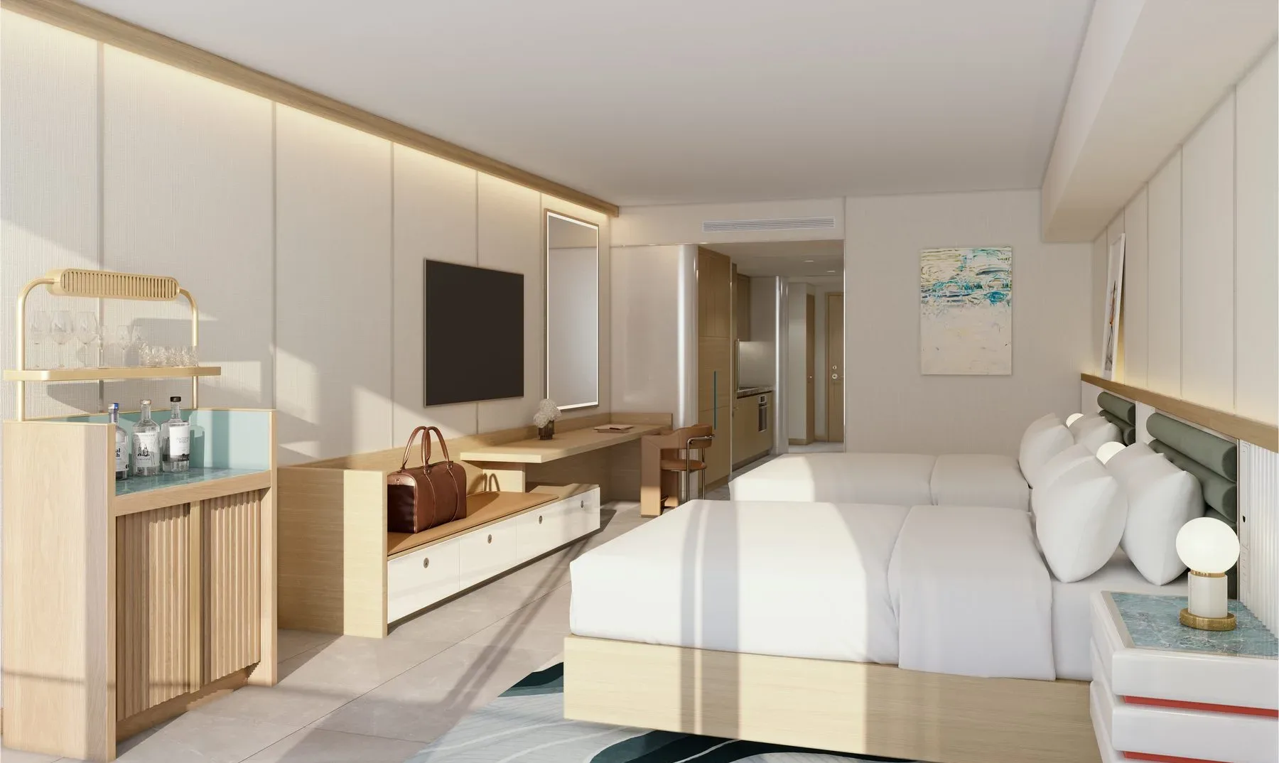 W Pompano Beach — suite living room interior